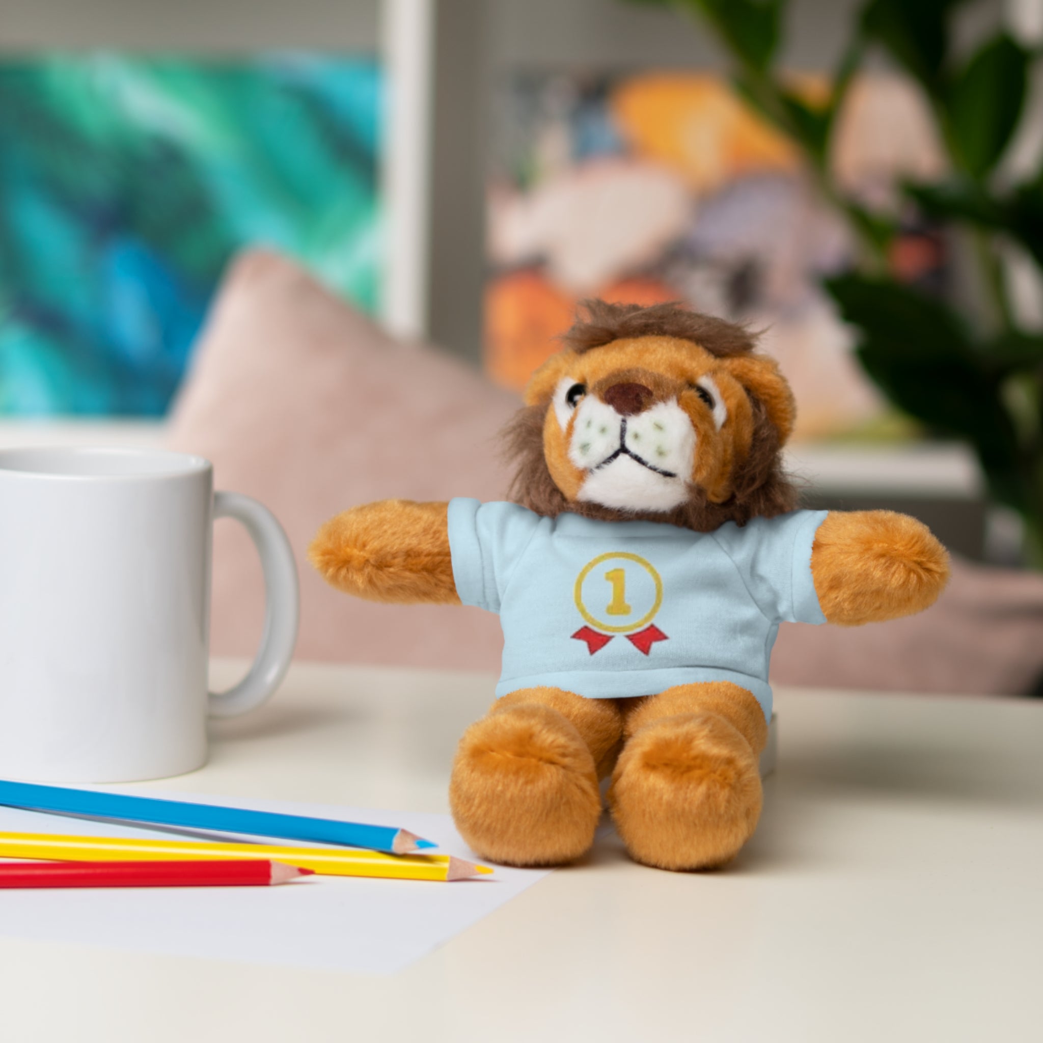1st Place Gymnastics Stuffed Animal with Gymnastics T-Shirt
