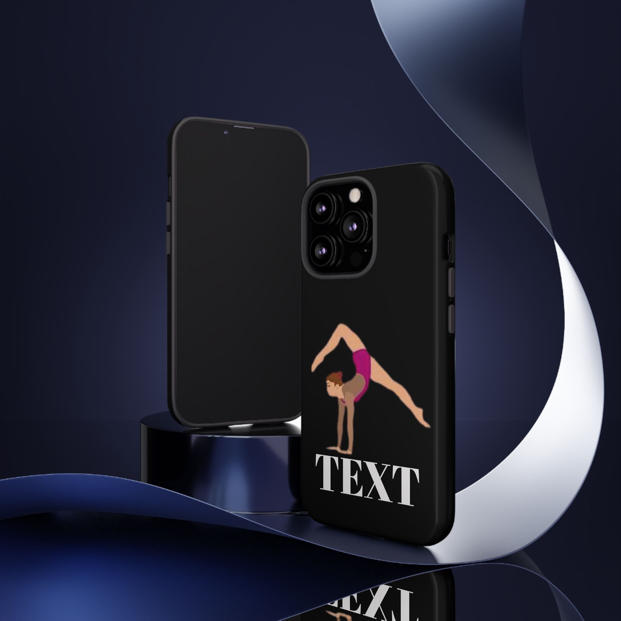 Gymnast Phone Case — Personalized TEXT Design