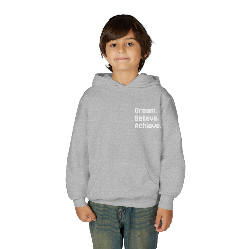 Inspirational Youth Hoodie - Dream Believe Achieve (Kids)