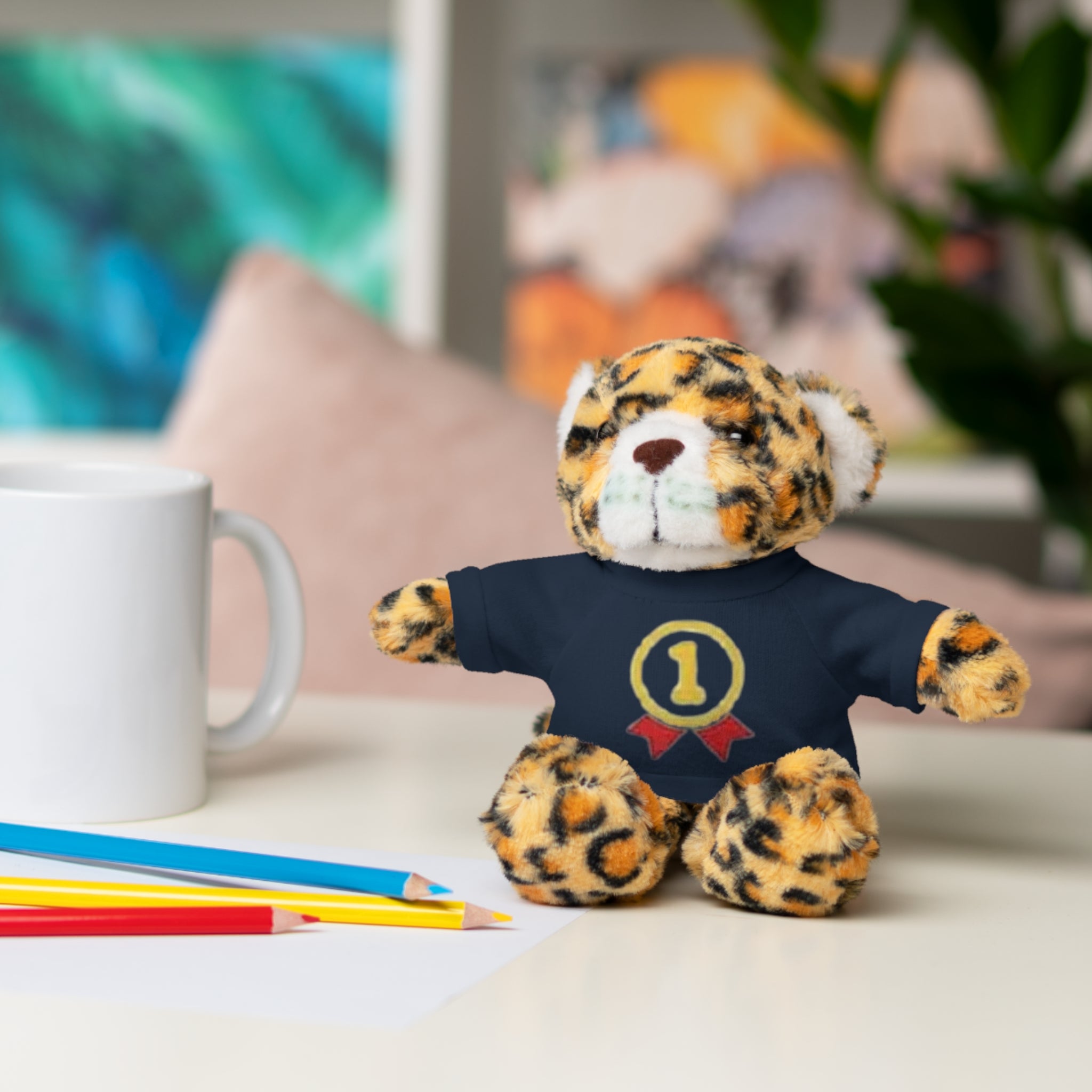 1st Place Gymnastics Stuffed Animal with Gymnastics T-Shirt