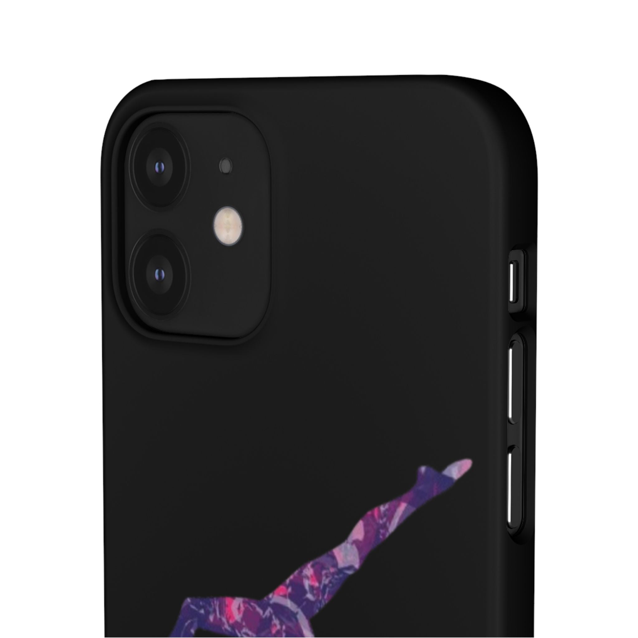 Gymnast Phone Case — Purple Galaxy Gymnastics Snap Case