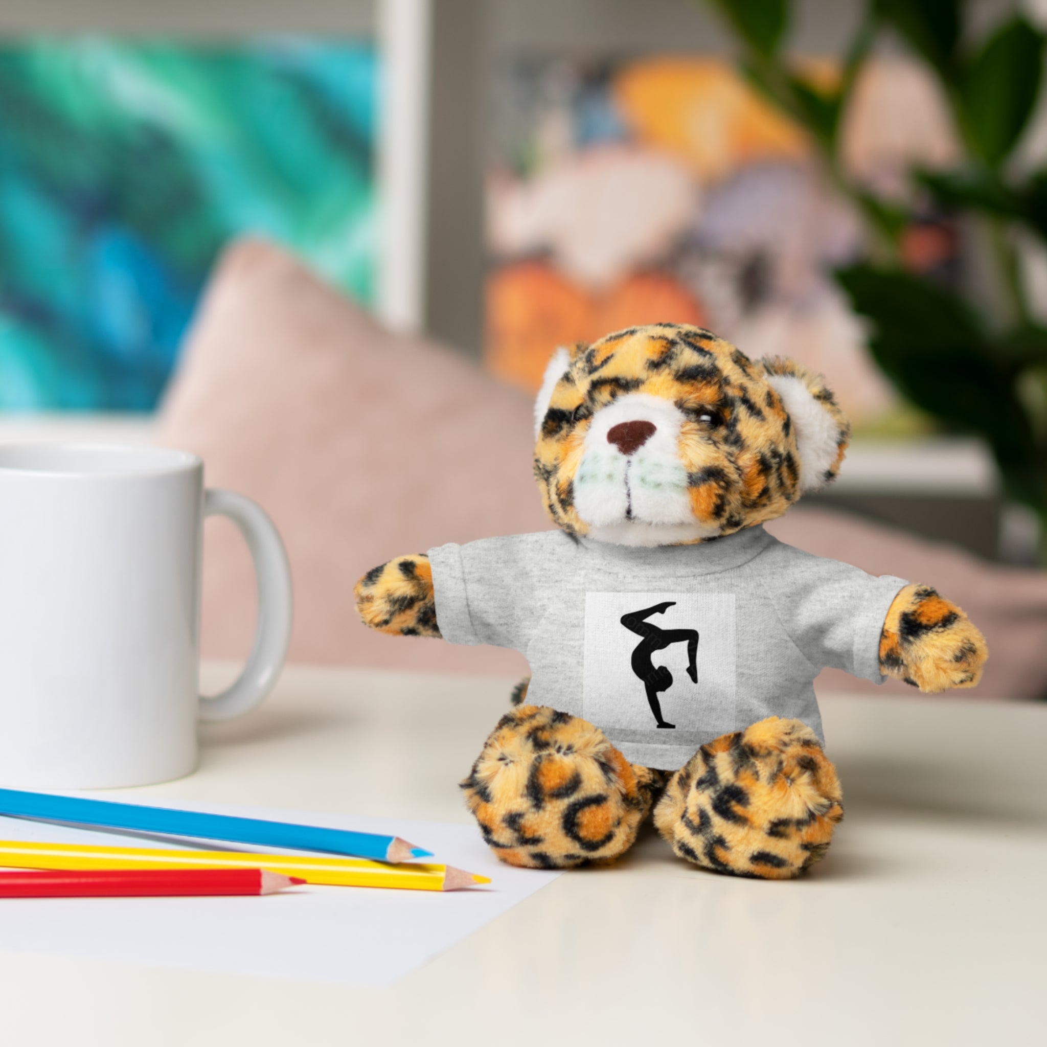 Gymnastics Stuffed Animal with Gymnastics T-Shirt