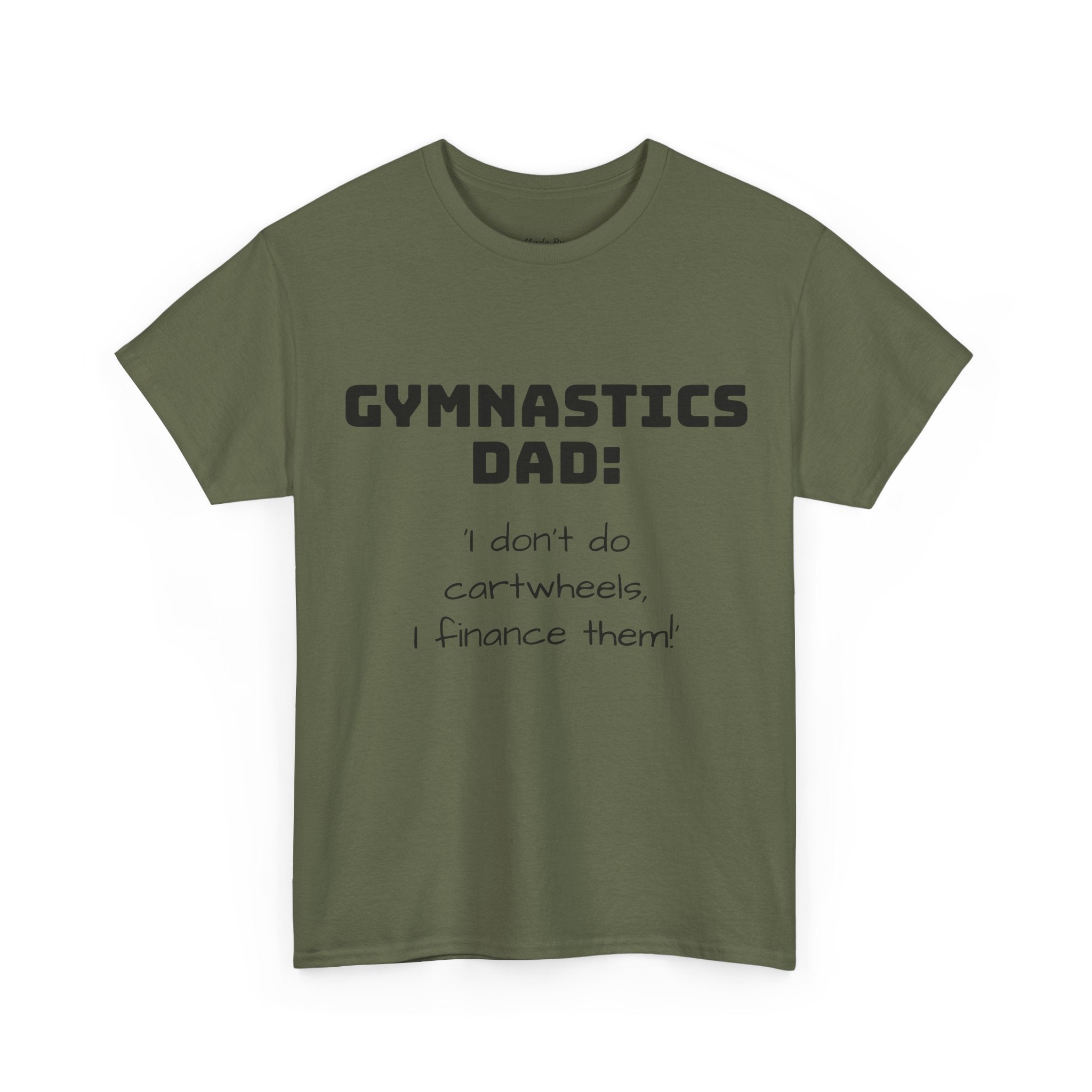 Gymnastics Dad Tee - Funny Gift for Gymnastics Dads (Adults)