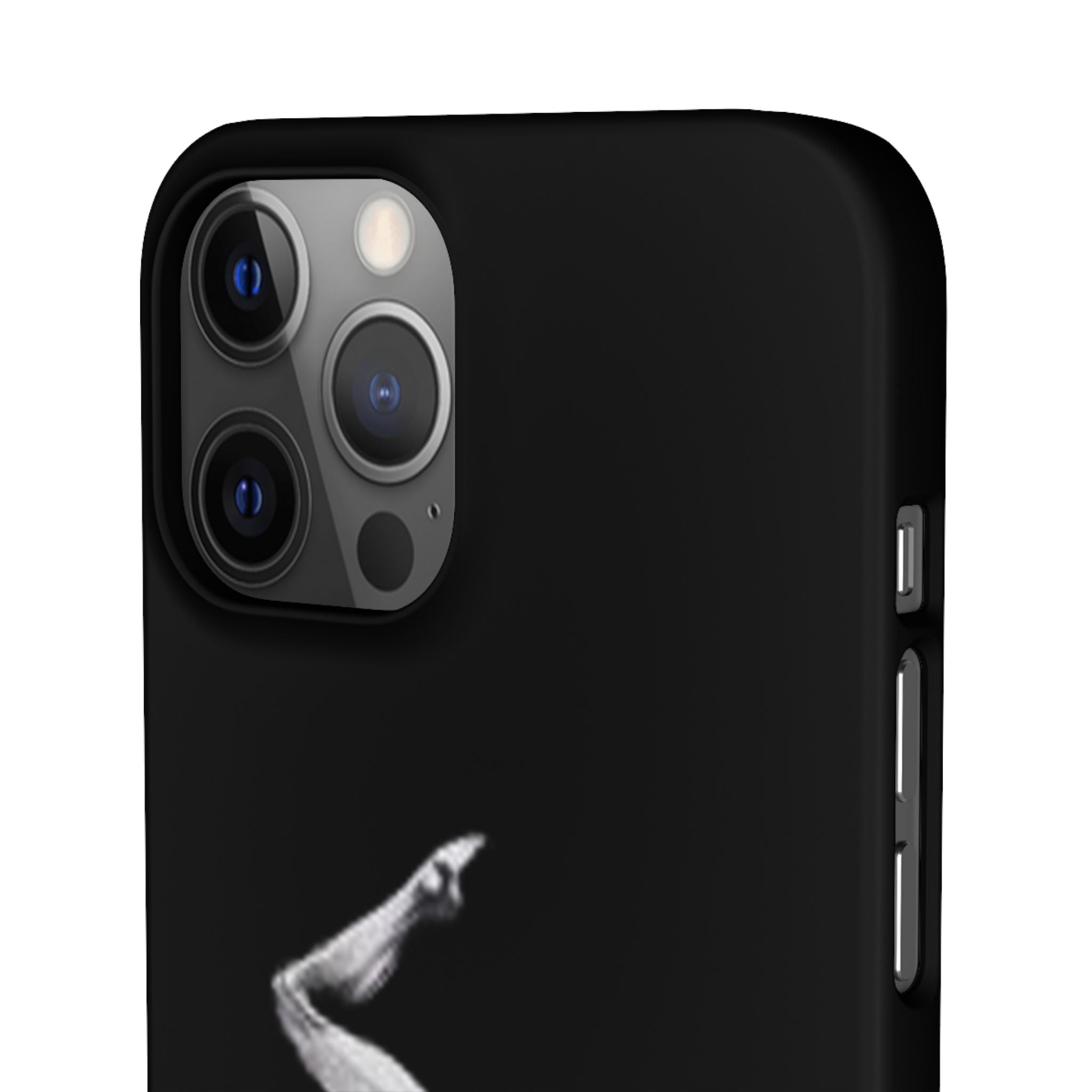 Gymnastics Phone Case — Black Chalk-Style Handstand Design