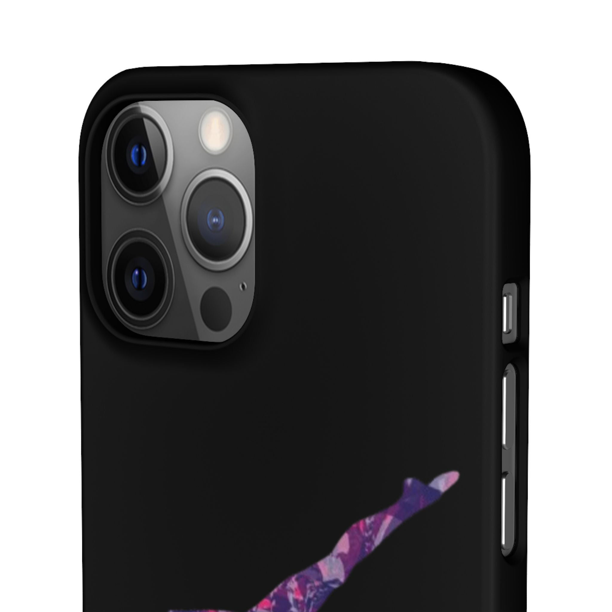 Gymnast Phone Case — Purple Galaxy Gymnastics Snap Case