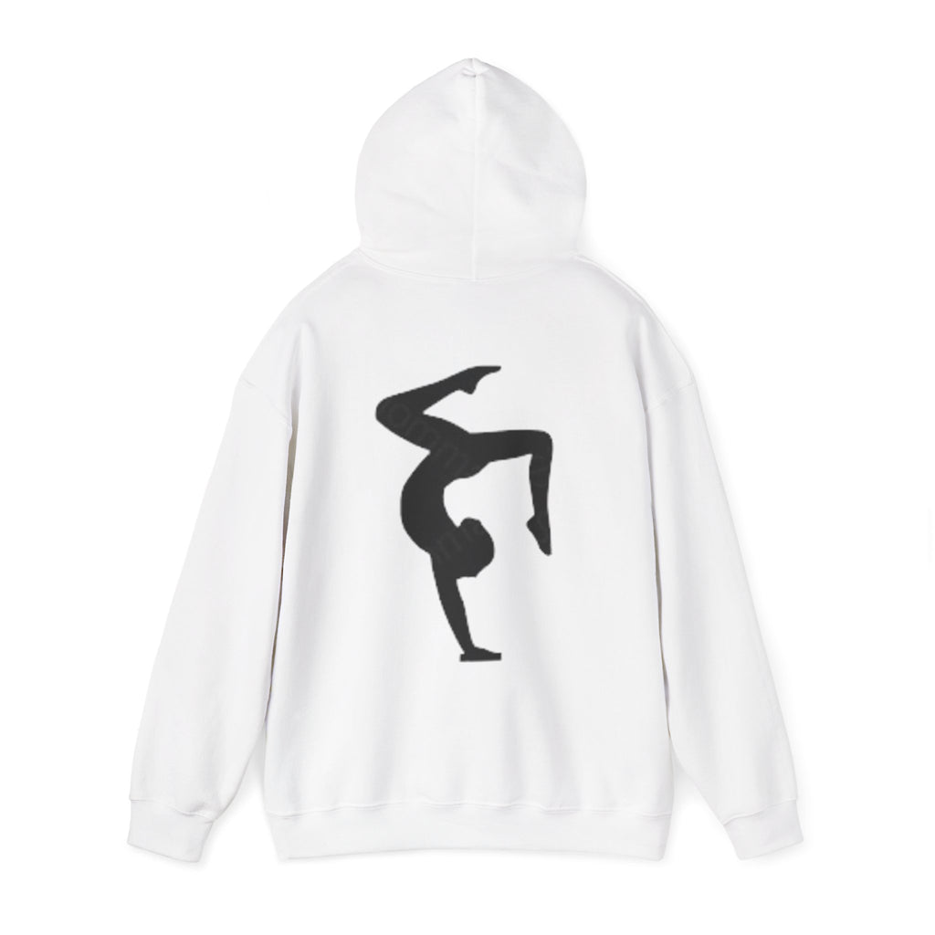 Unisex Heavy Blend™ Hooded Sweatshirt - WARNING GYMNAST MAY FLIP (Adult)
