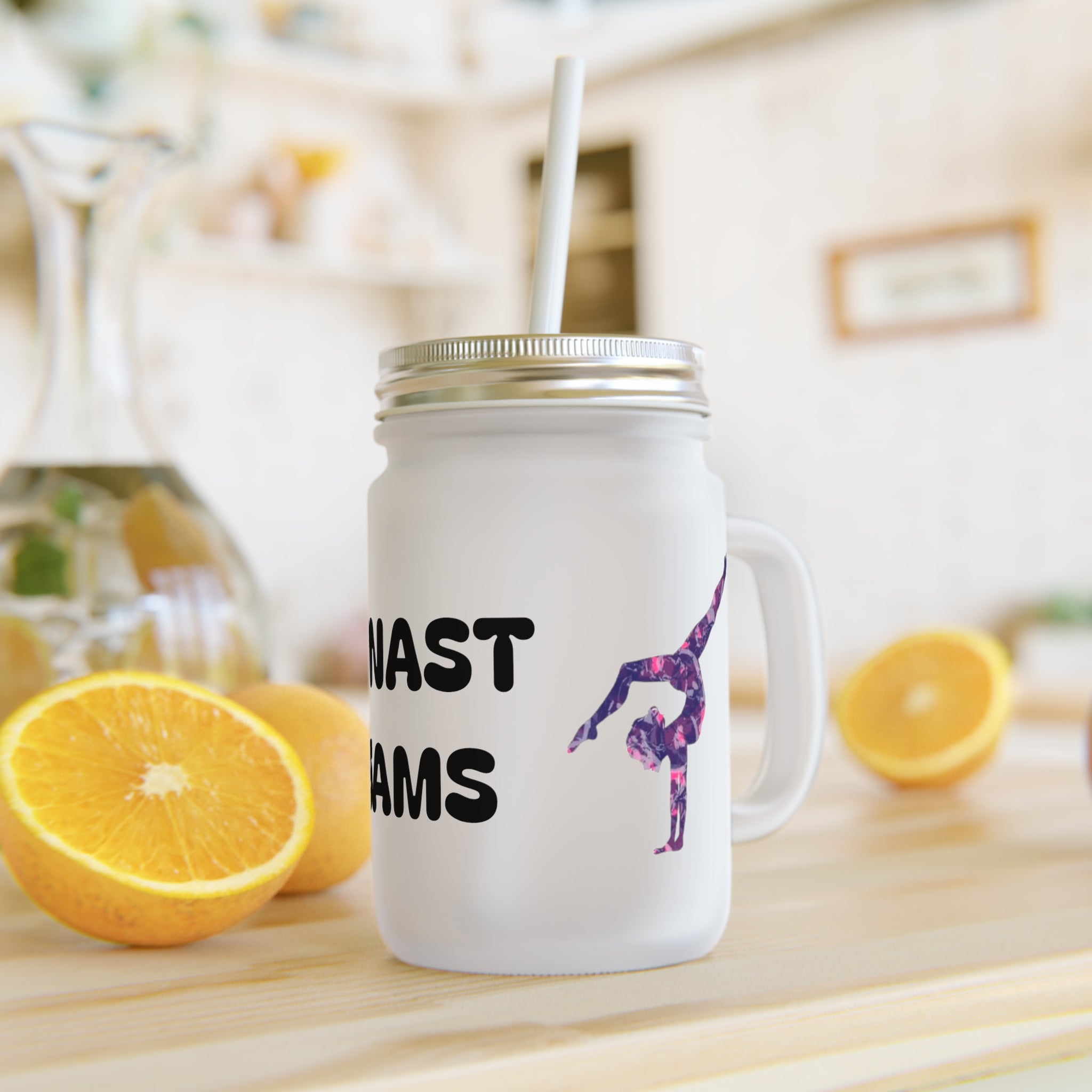 Gymnast Dreams Mason Jar - Reusable Drinkware