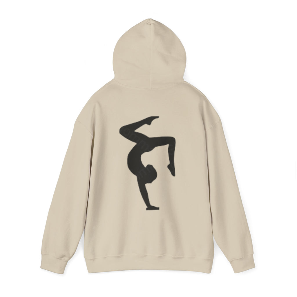 Unisex Heavy Blend™ Hooded Sweatshirt - WARNING GYMNAST MAY FLIP (Adult)