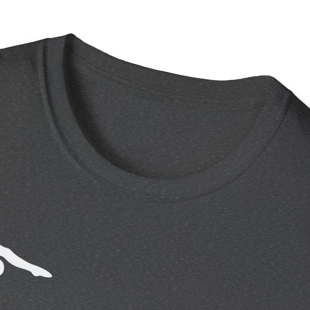 Relentless Gymnastics T-Shirt — Back Silhouette Athletic Tee (Adults)