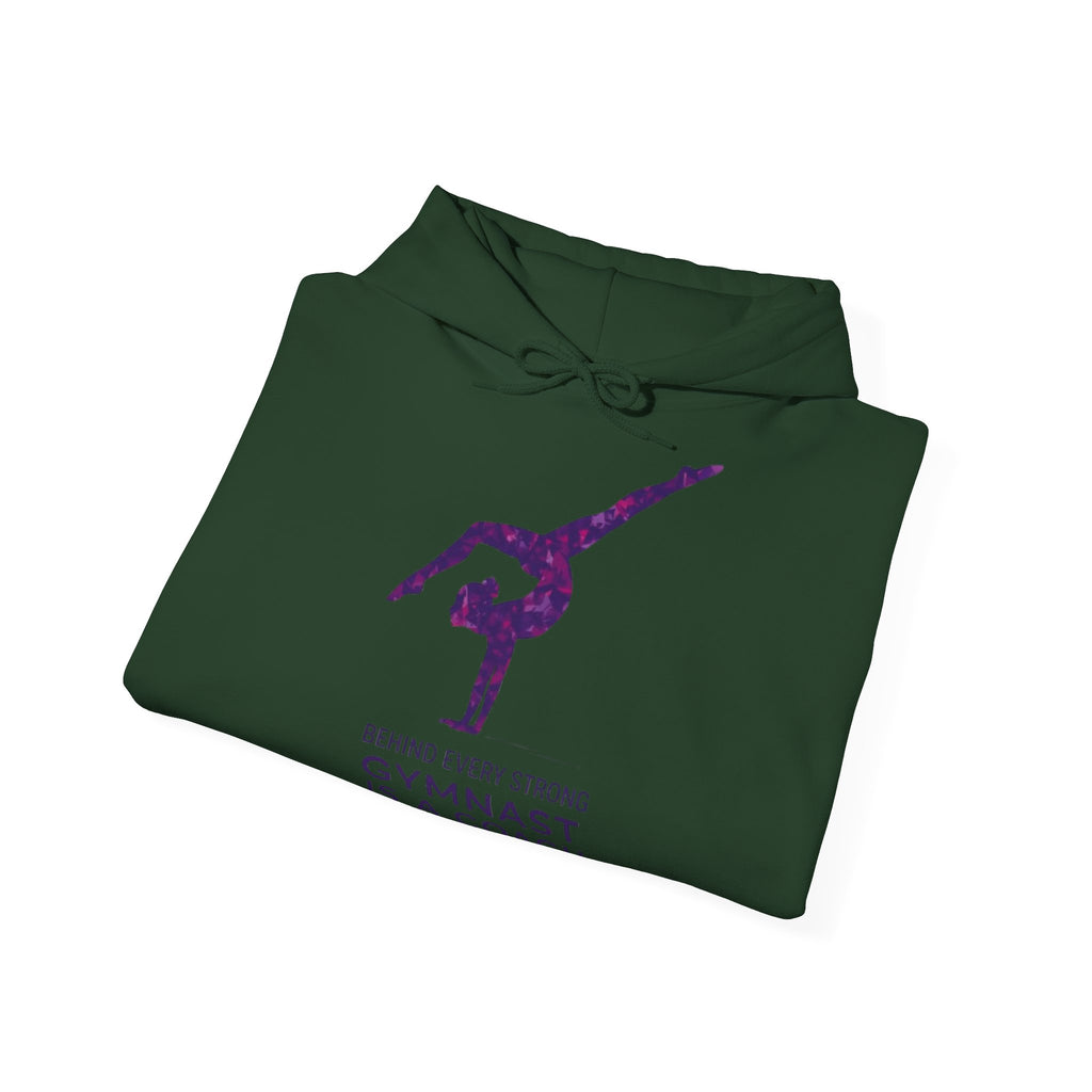 Behind every strong gymnast is a coach who believed first - Gymnast Coach Hoodie (Adults)