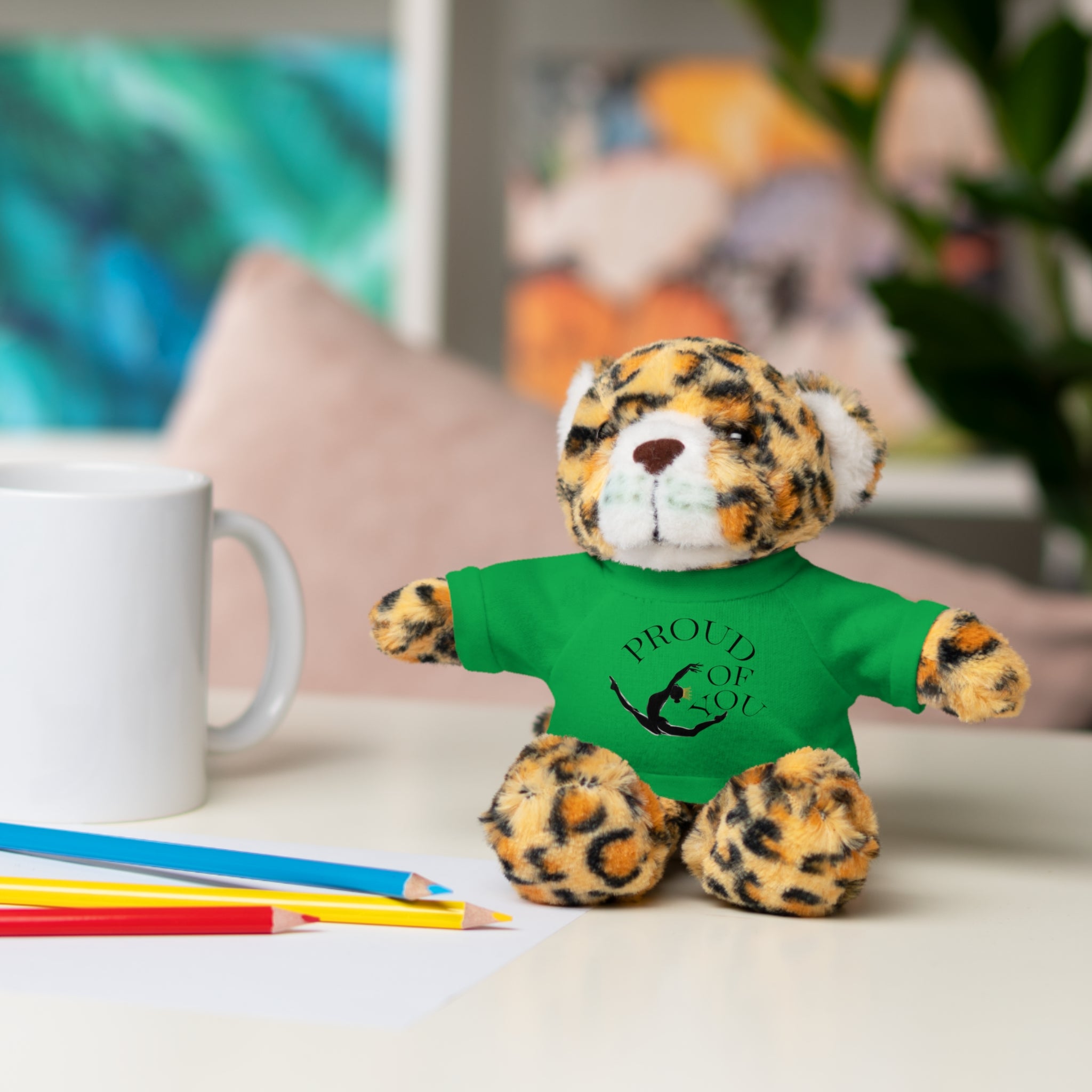Stuffed Animal with Tee: Proud of You Gift