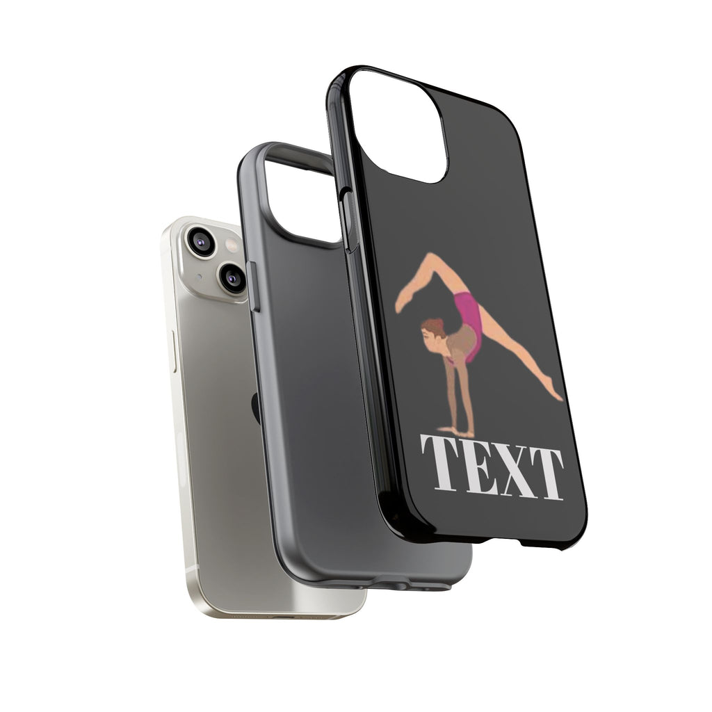 Gymnast Phone Case — Personalized TEXT Design