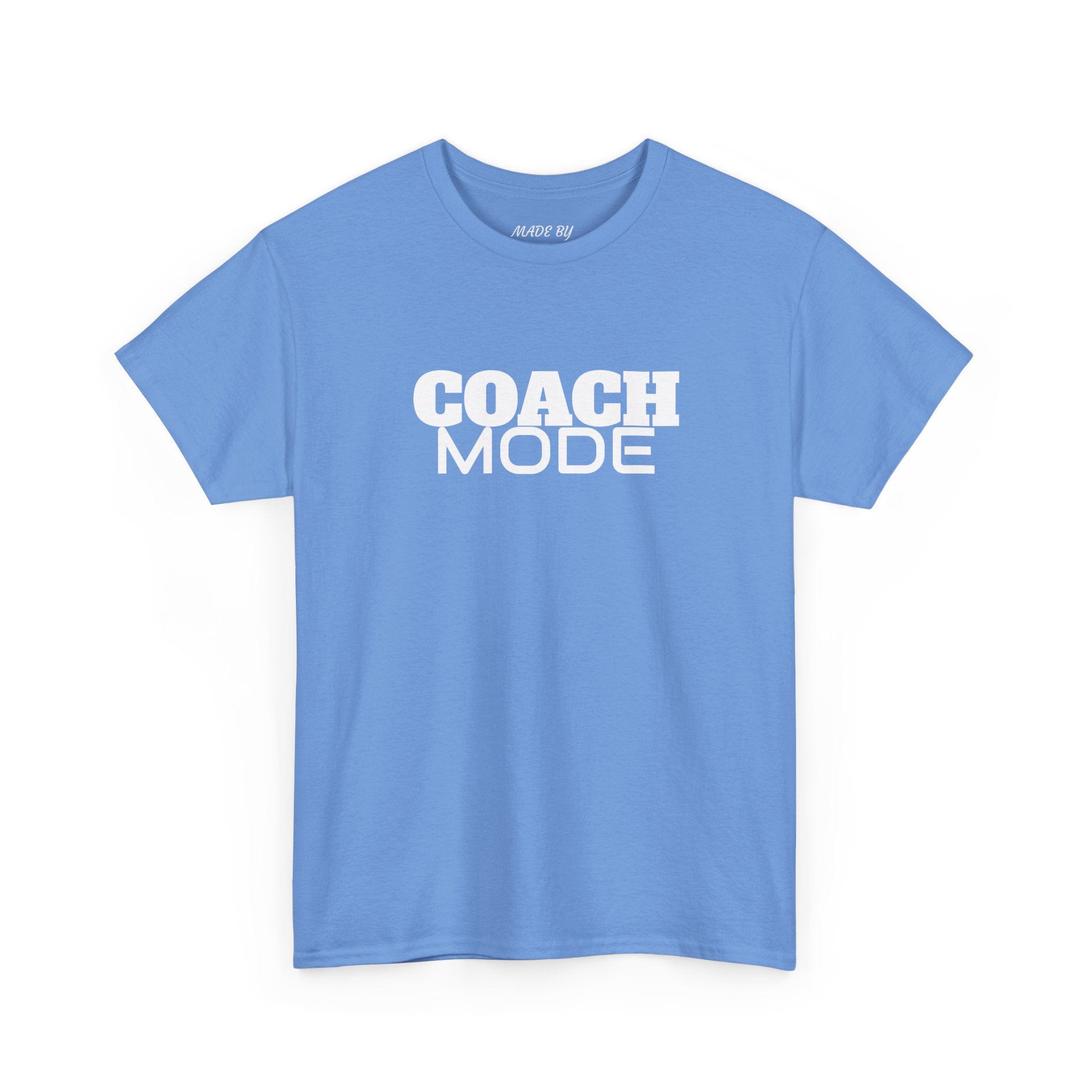 Adults 'Coach Mode' Tee — Classic Cotton T-Shirt