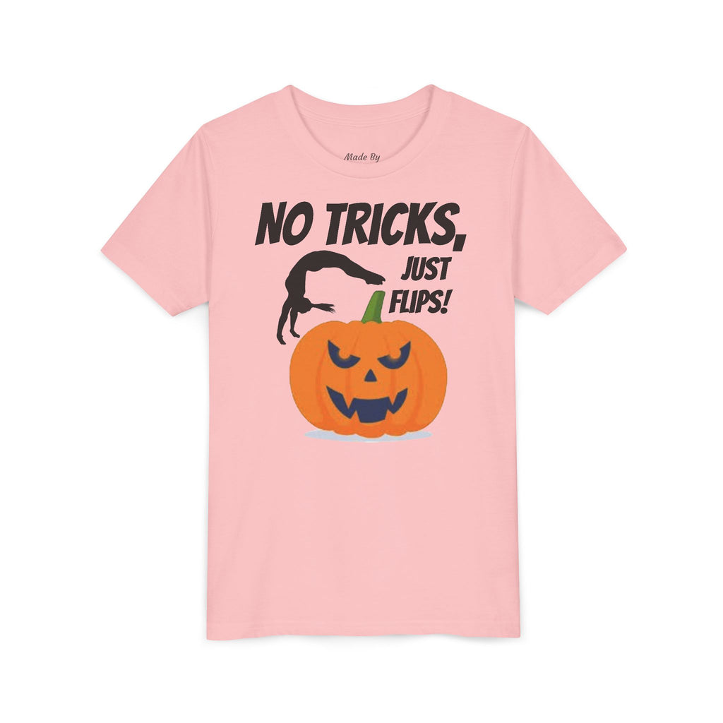 Halloween Kids Tee - No Tricks, Just Flips! (Kids)