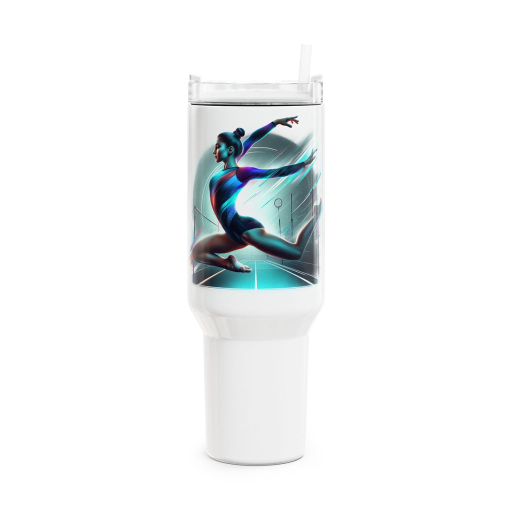 Gymnast Water Tumbler — 40oz Athletic Sports Travel Cup