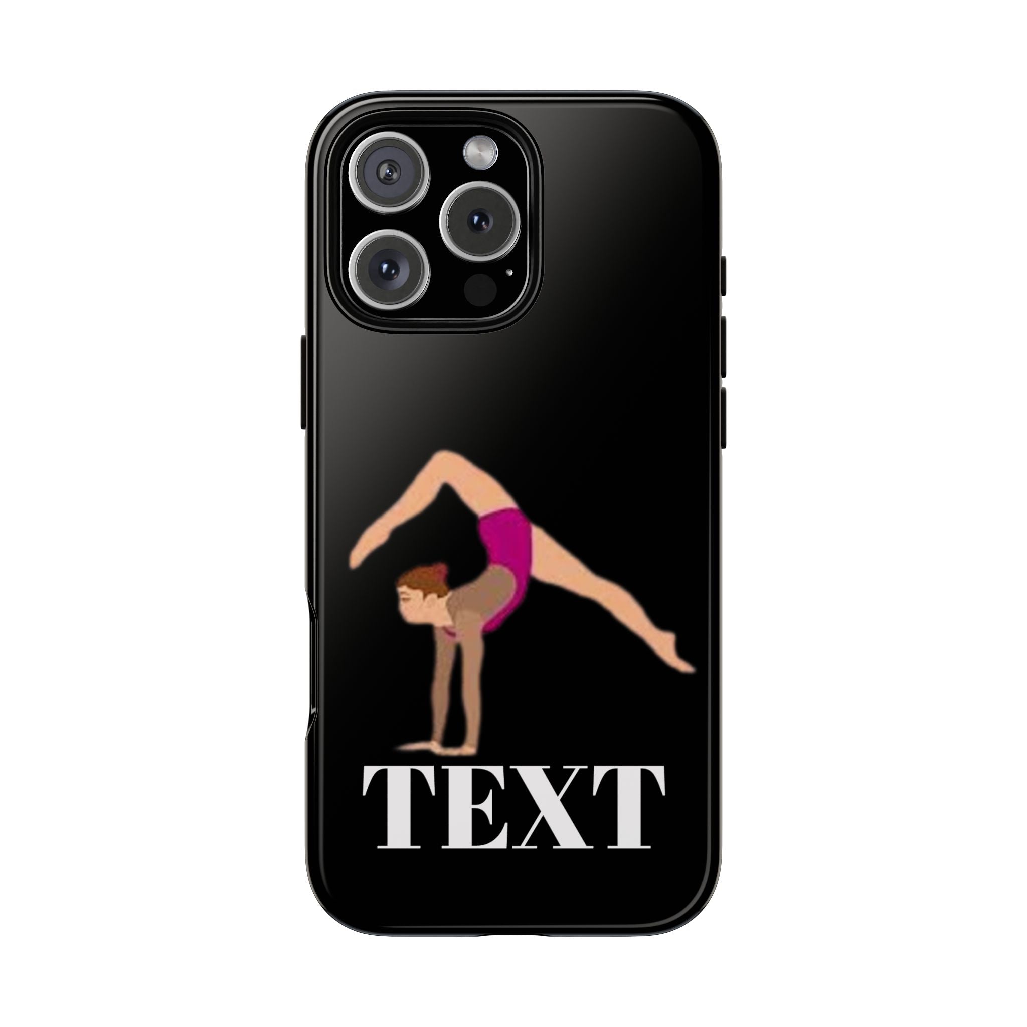 Gymnast Phone Case — Personalized TEXT Design