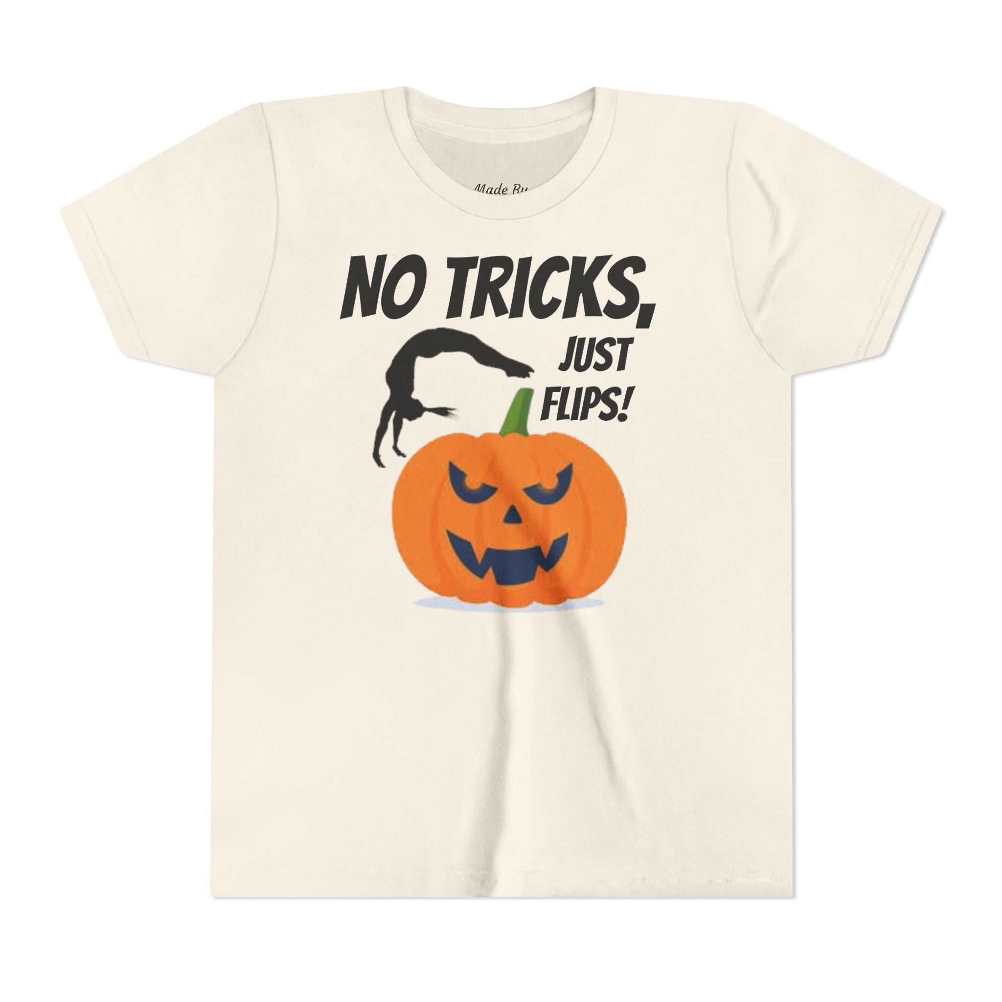 Halloween Kids Tee - No Tricks, Just Flips! (Kids)