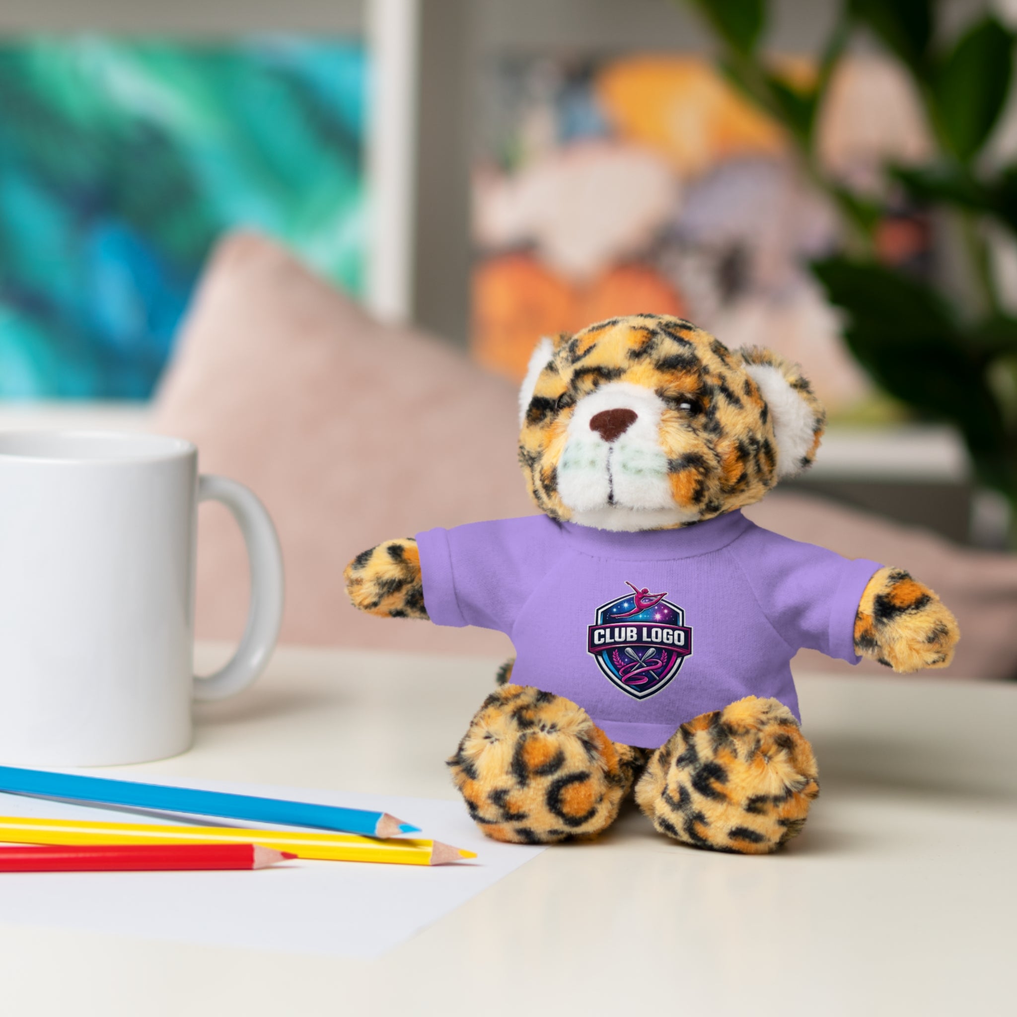 Custom Logo Teddy Bear with Personalized Tee — Plush Gift for Events