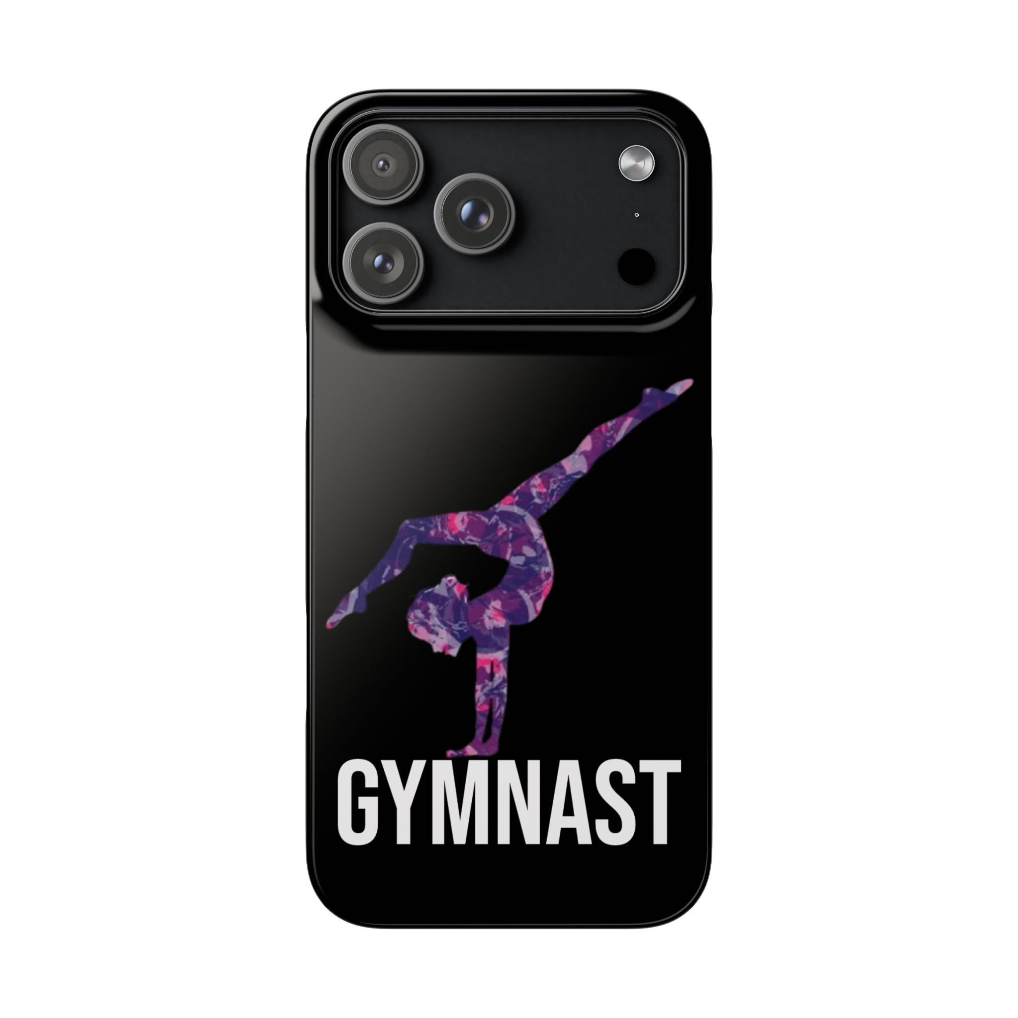 Gymnast Phone Case — Purple Galaxy Gymnastics Snap Case