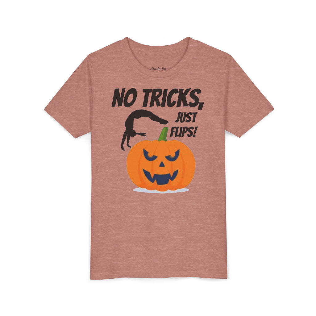Halloween Kids Tee - No Tricks, Just Flips! (Kids)