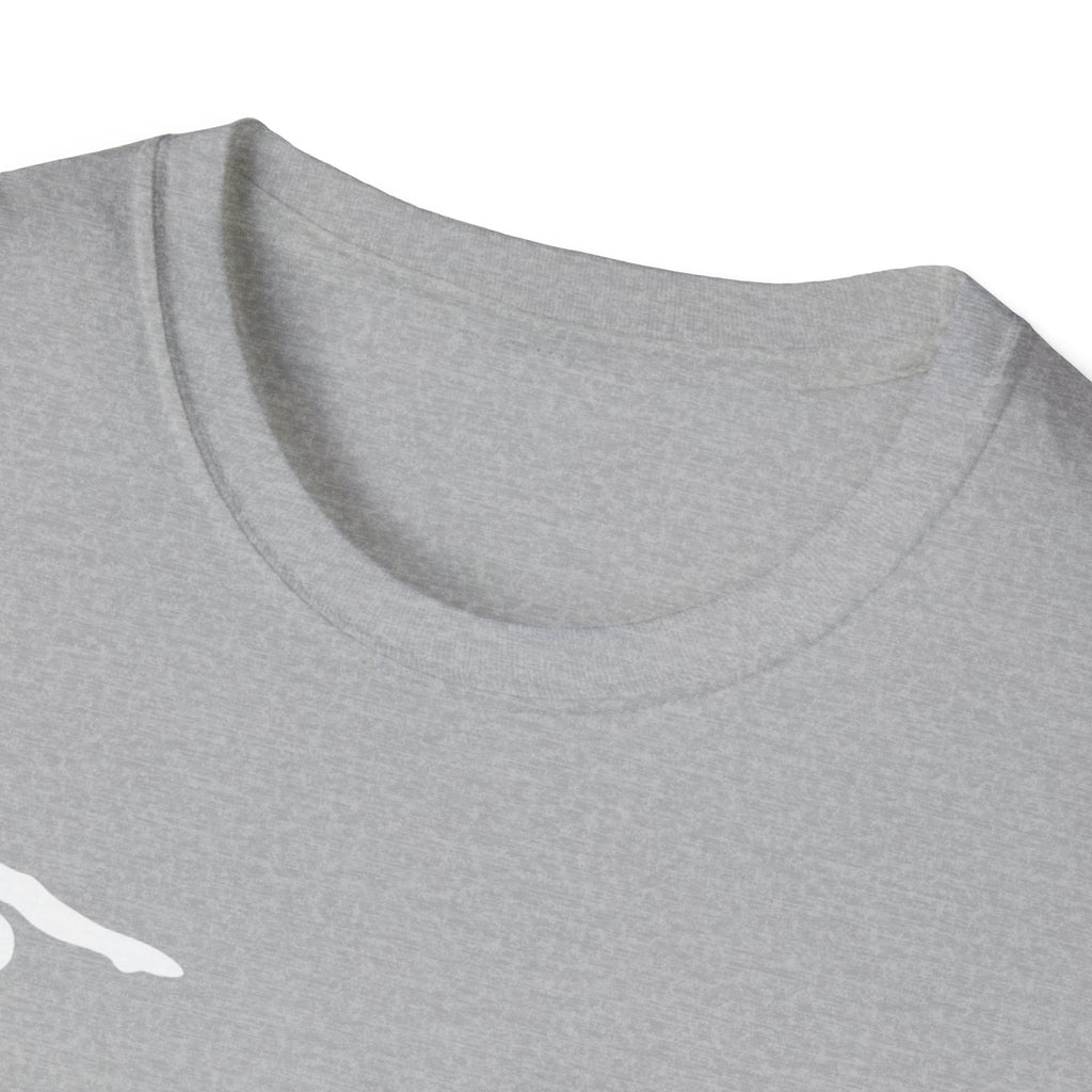Relentless Gymnastics T-Shirt — Back Silhouette Athletic Tee (Adults)