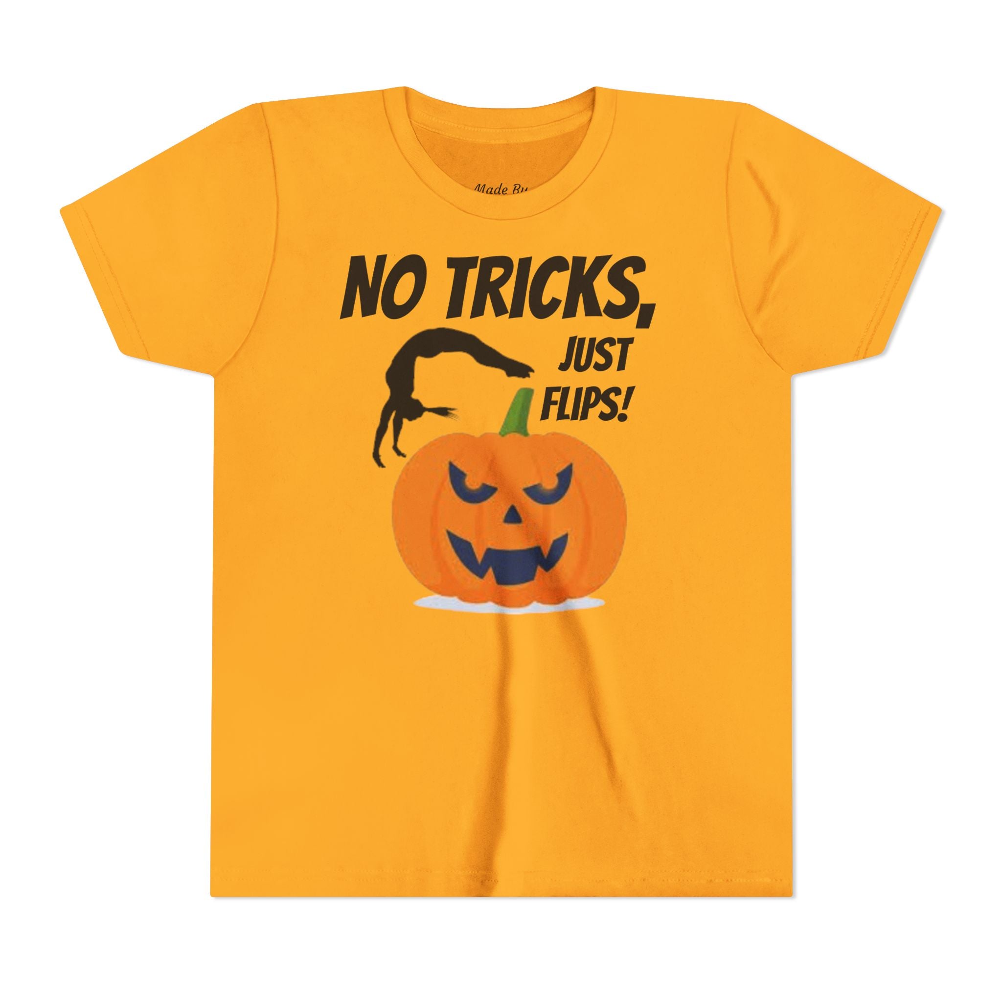 Halloween Kids Tee - No Tricks, Just Flips! (Kids)