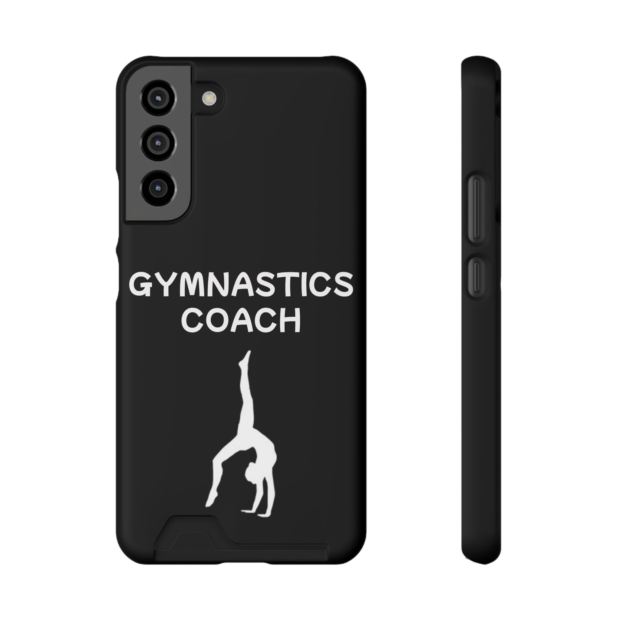 Gymnastics Coach Phone Case With Card Holder