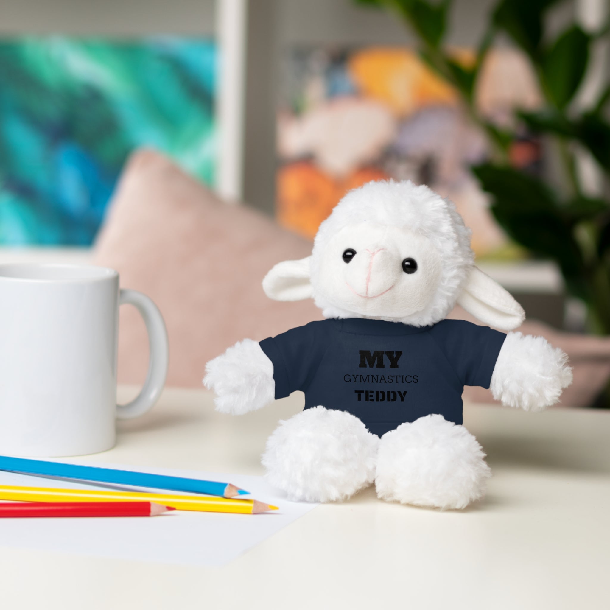 Gymnastics Teddy Bear with Personalized Tee