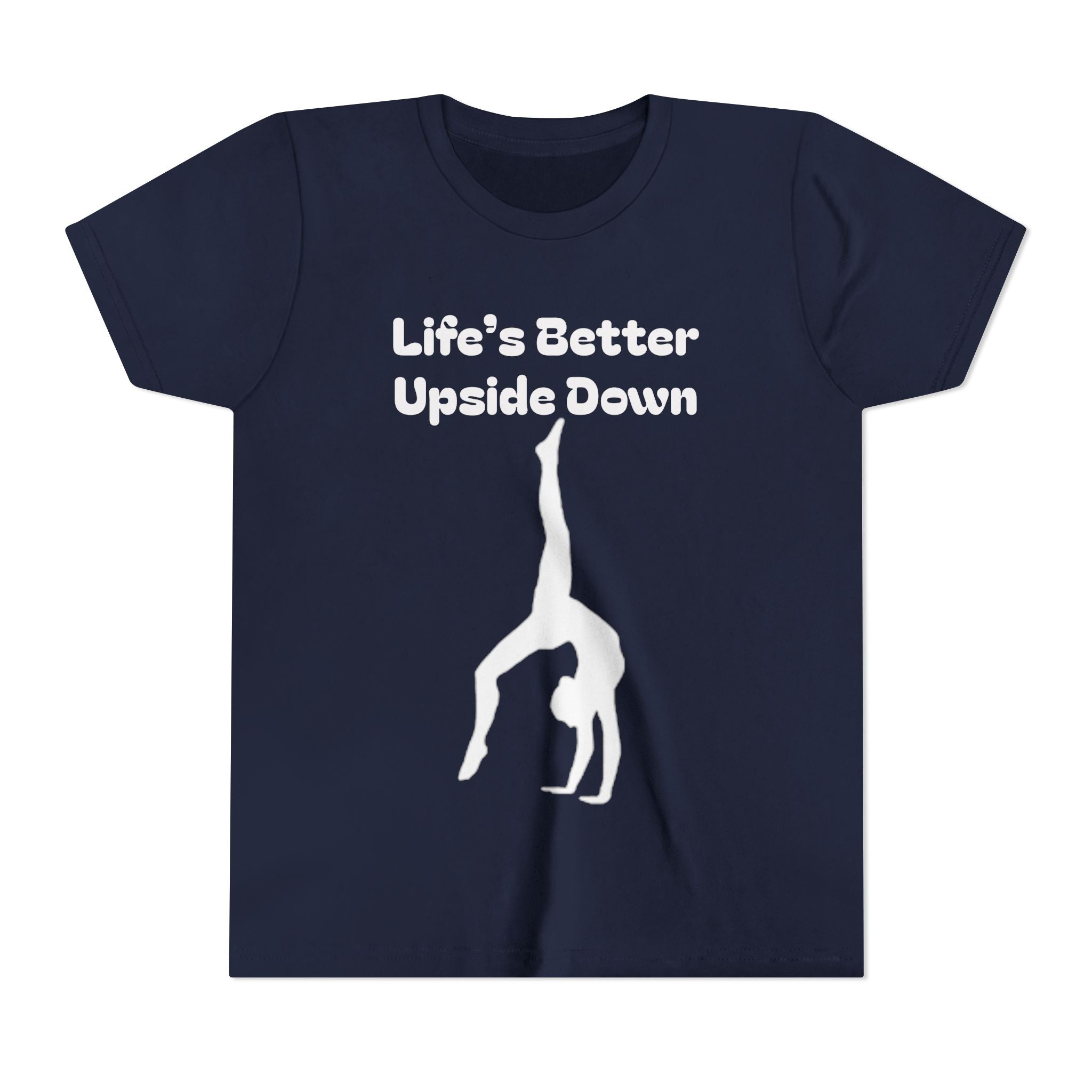 Youth Short Sleeve Tee - Life’s Better Upside Down (Kids)