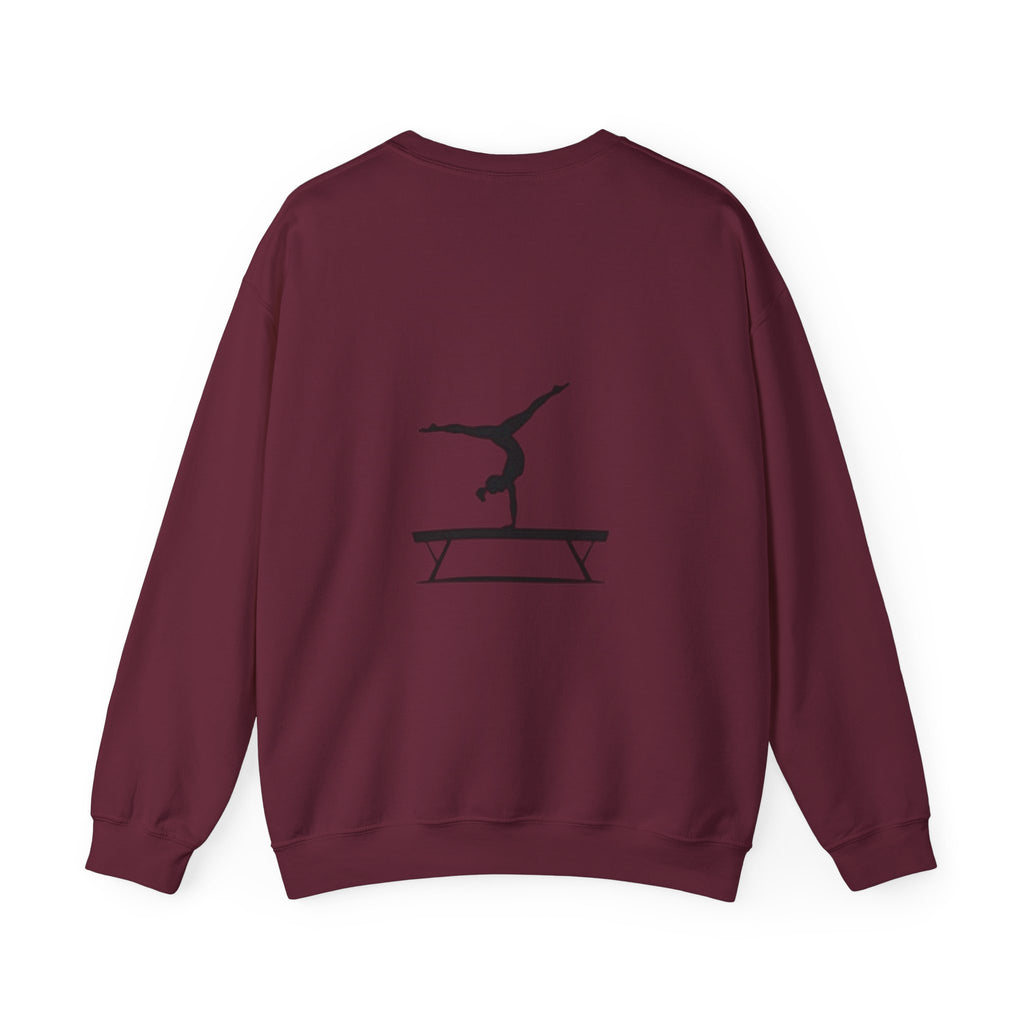 FOCUS Gymnastics Crewneck Sweatshirt — Balance Beam Silhouette (Adults)