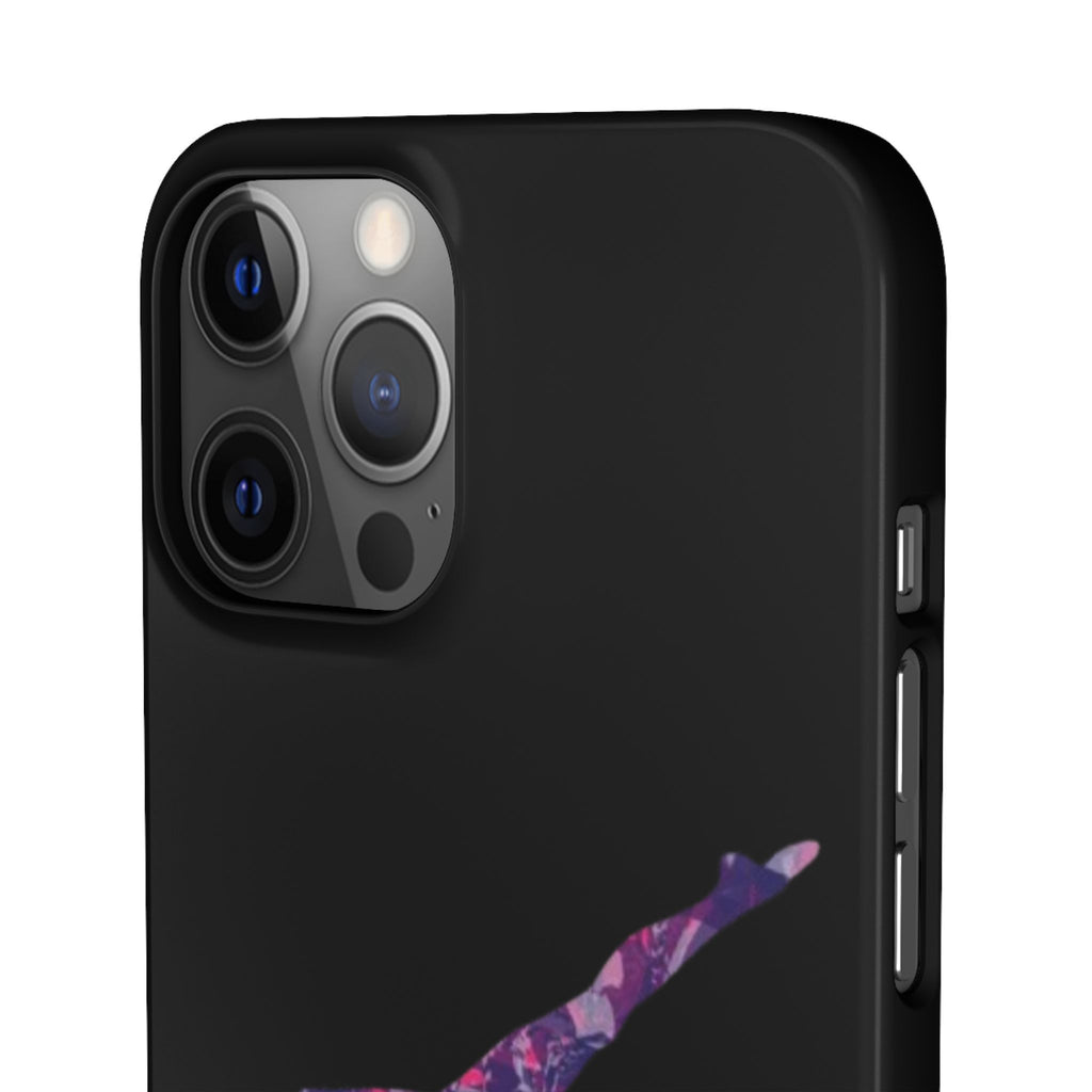 Gymnast Phone Case — Purple Galaxy Gymnastics Snap Case