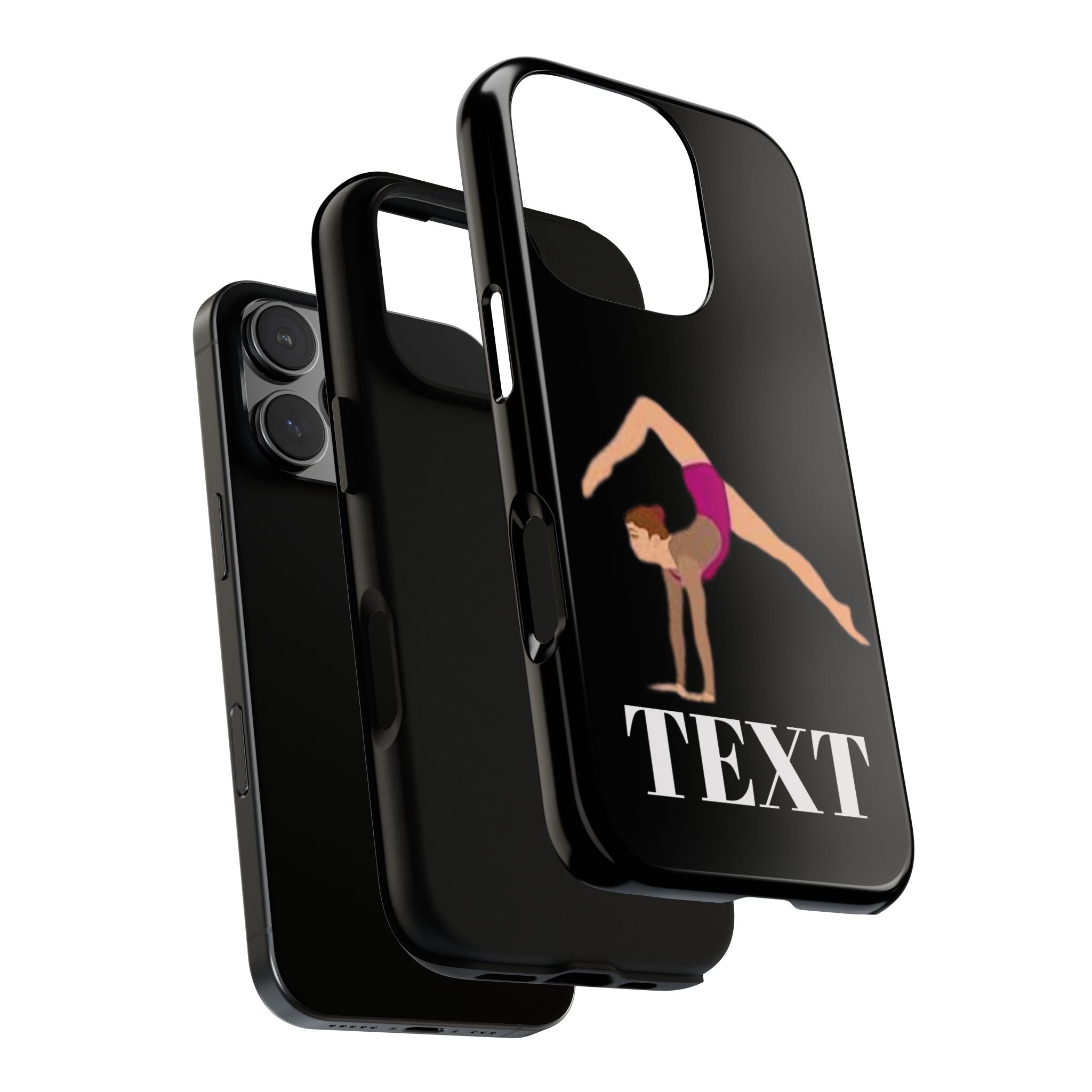 Gymnast Phone Case — Personalized TEXT Design