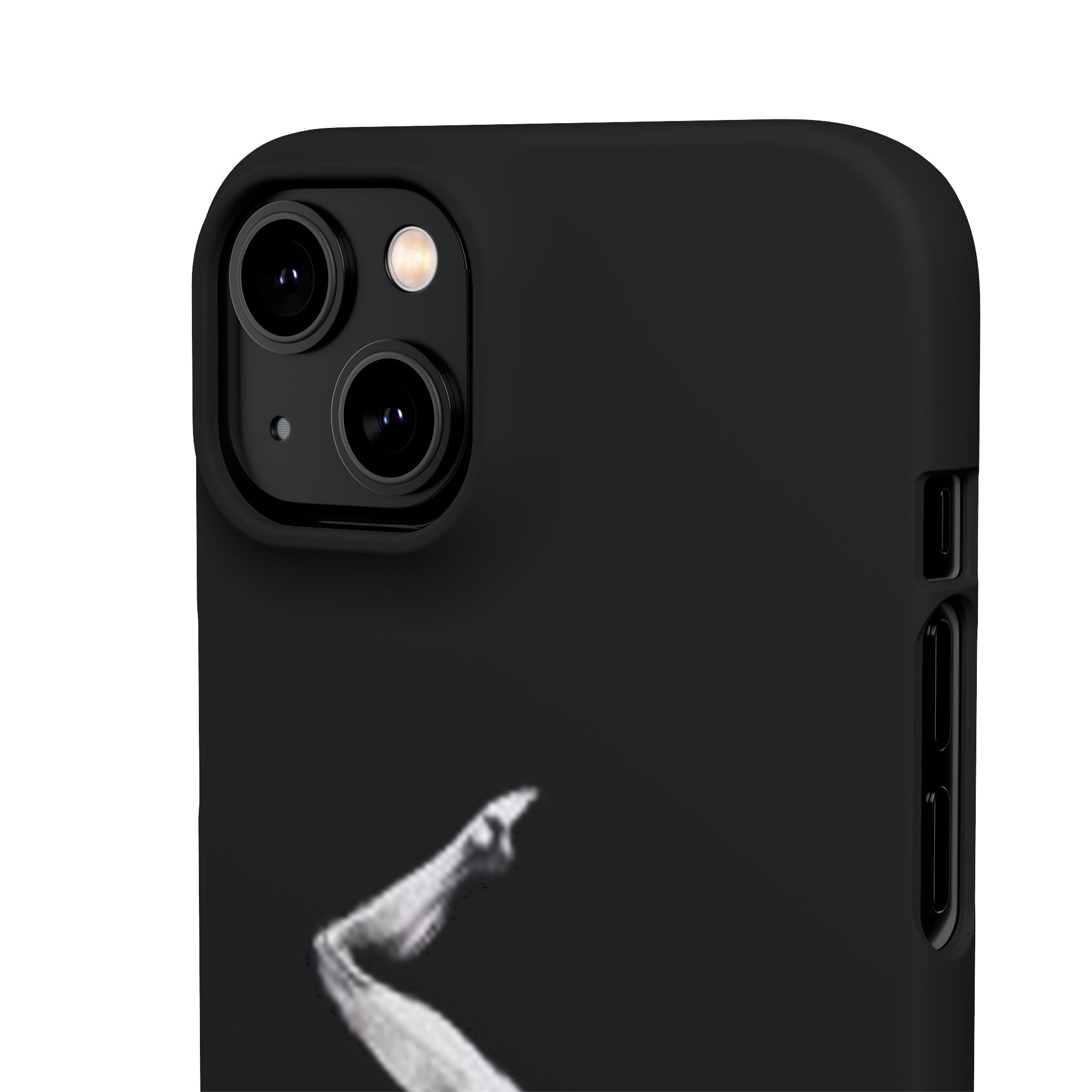 Gymnastics Phone Case — Black Chalk-Style Handstand Design