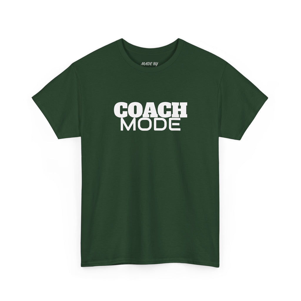 Adults 'Coach Mode' Tee — Classic Cotton T-Shirt