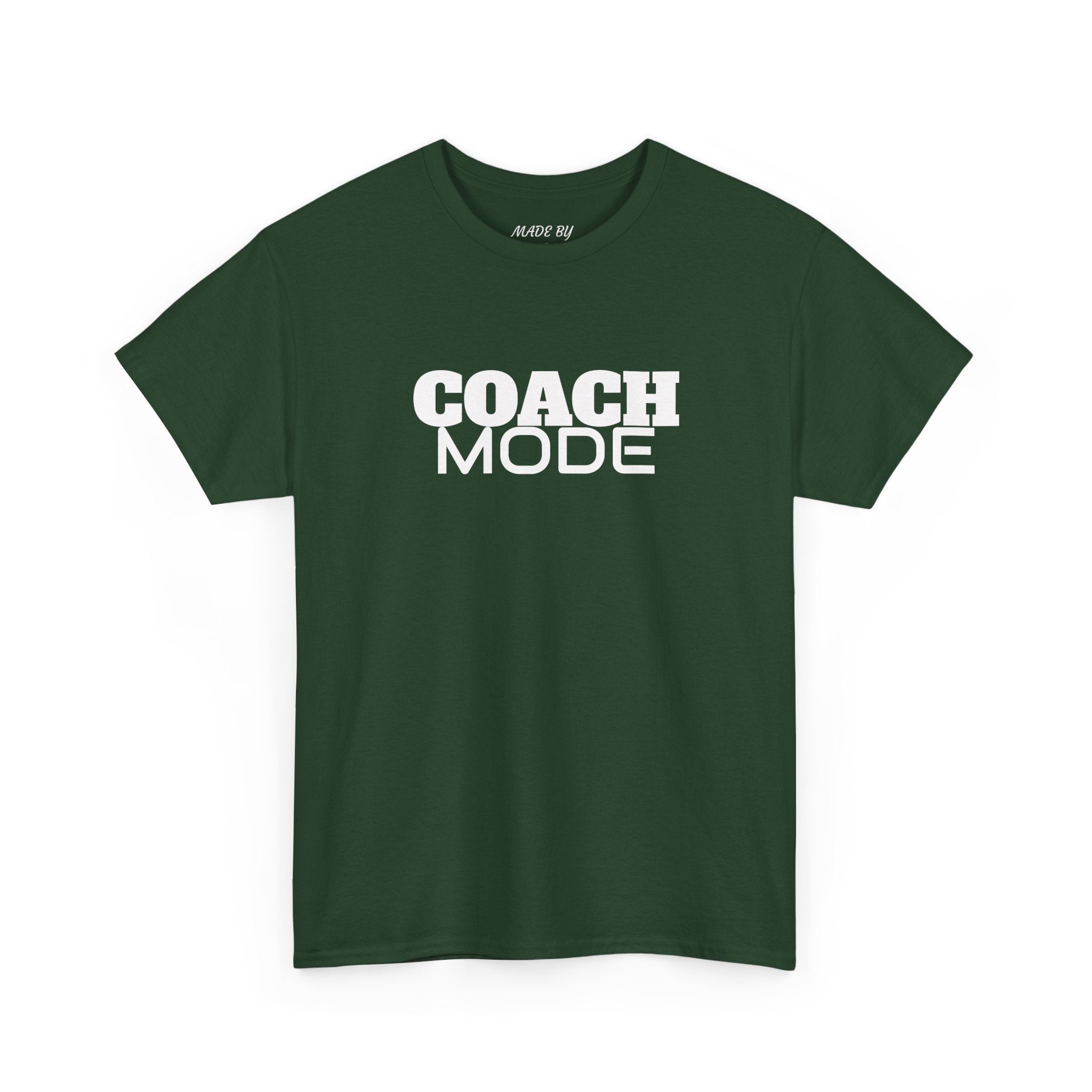 Adults 'Coach Mode' Tee — Classic Cotton T-Shirt