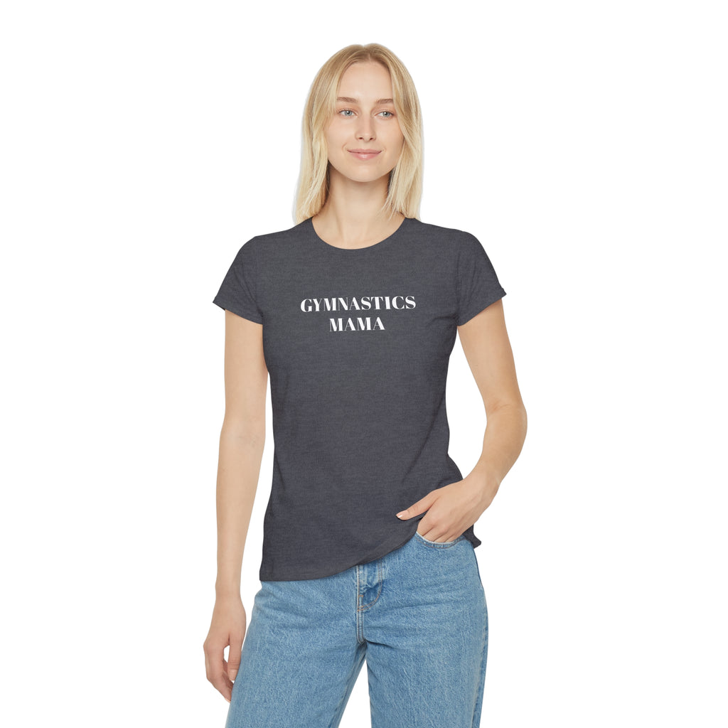 Gymnastics Mama Women's T-Shirt — Lightweight Gym Mom Tee (Adults)