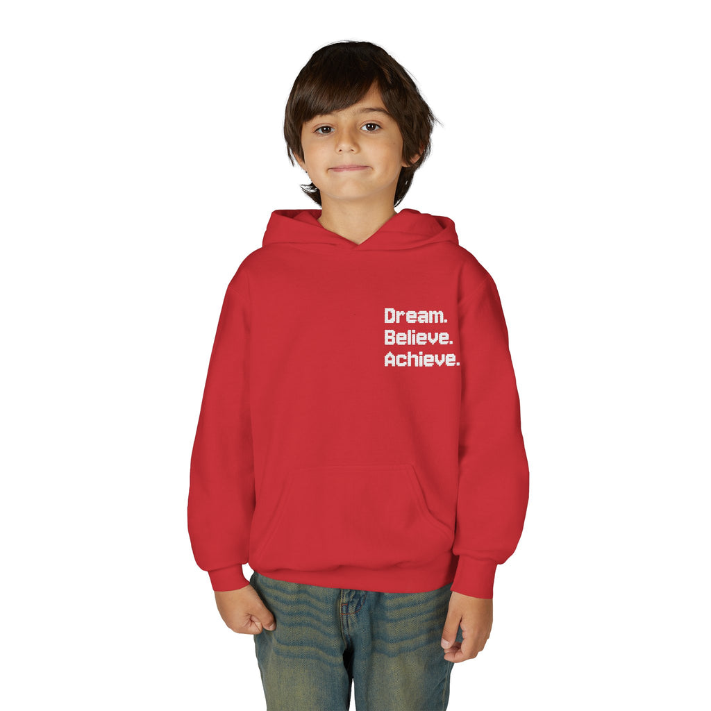 Inspirational Youth Hoodie - Dream Believe Achieve (Kids)