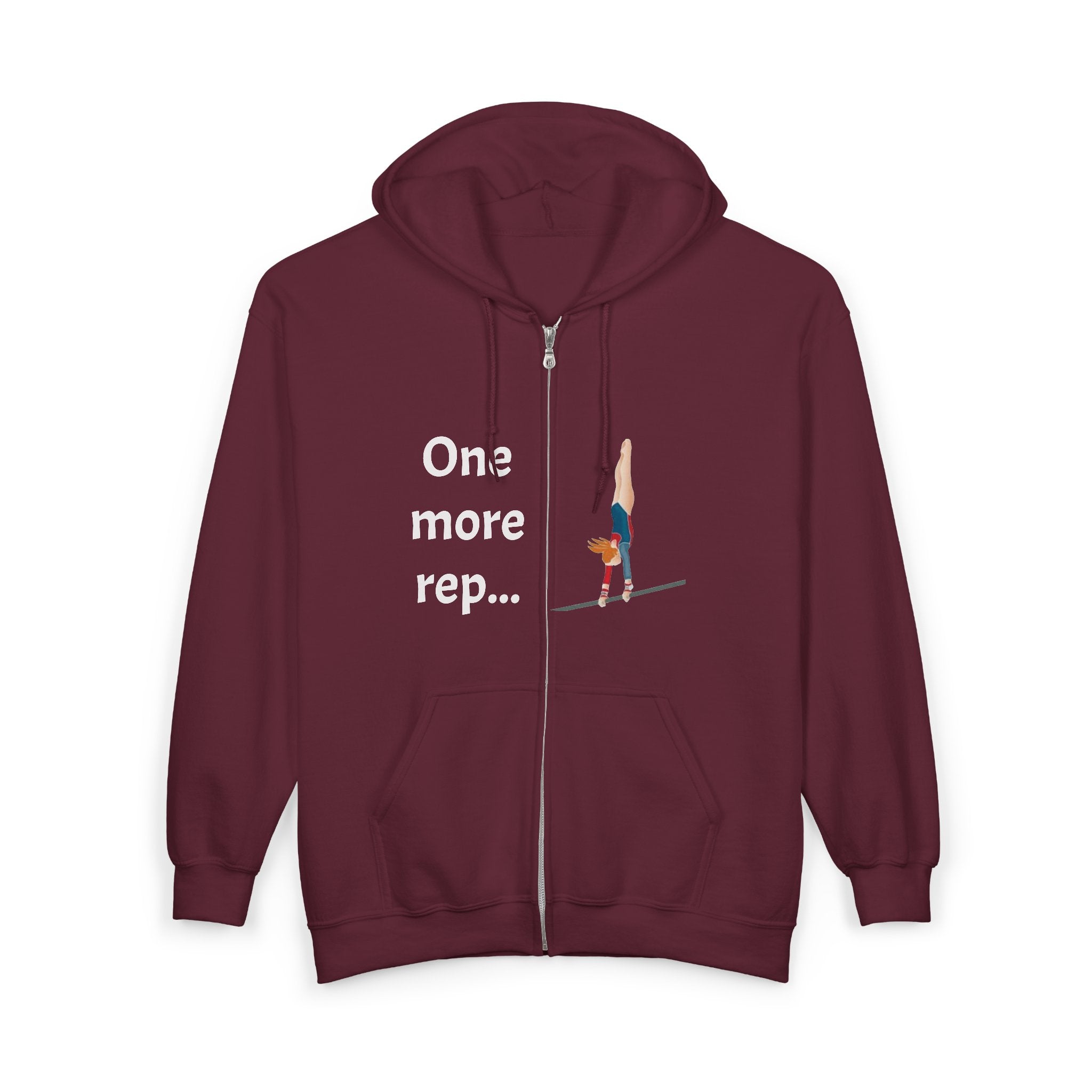 Gym Motivational Zip-Up Hoodie (Adults)