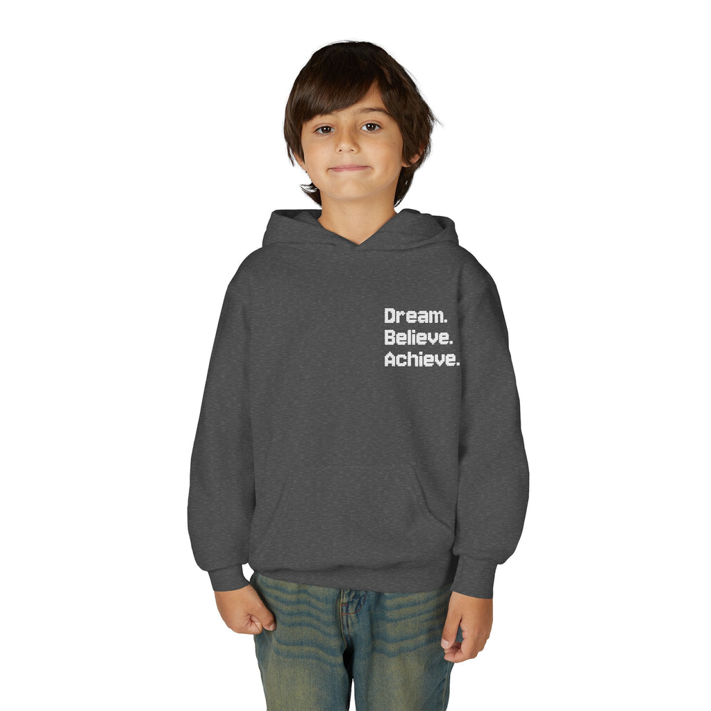 Inspirational Youth Hoodie - Dream Believe Achieve (Kids)