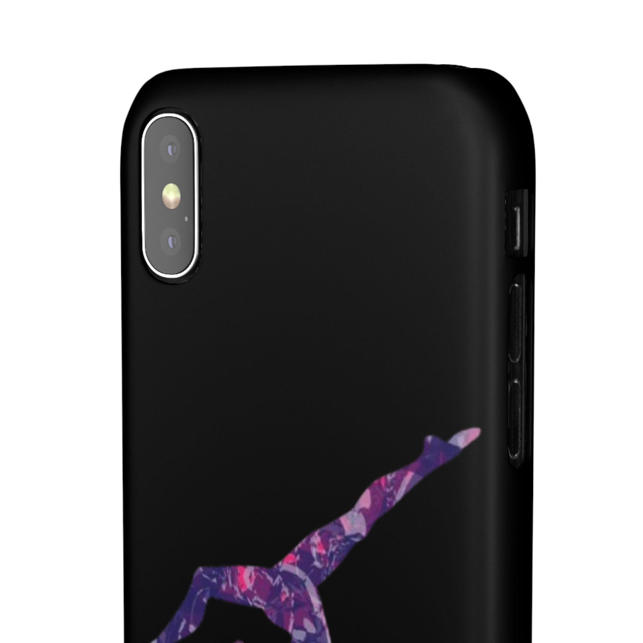 Gymnast Phone Case — Purple Galaxy Gymnastics Snap Case