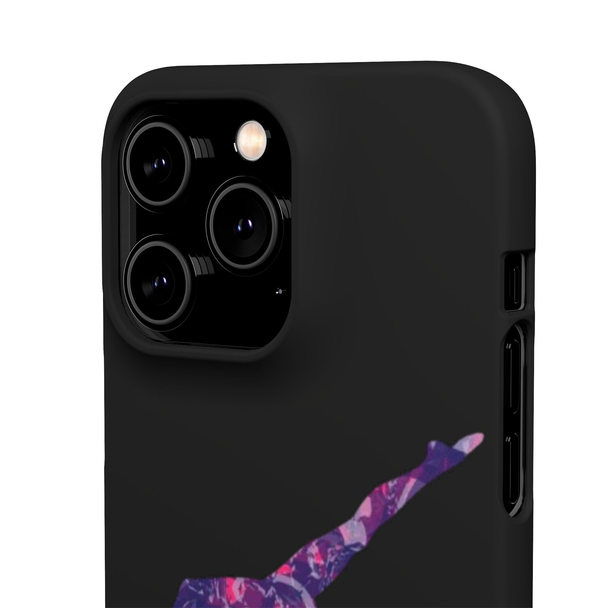 Gymnast Phone Case — Purple Galaxy Gymnastics Snap Case