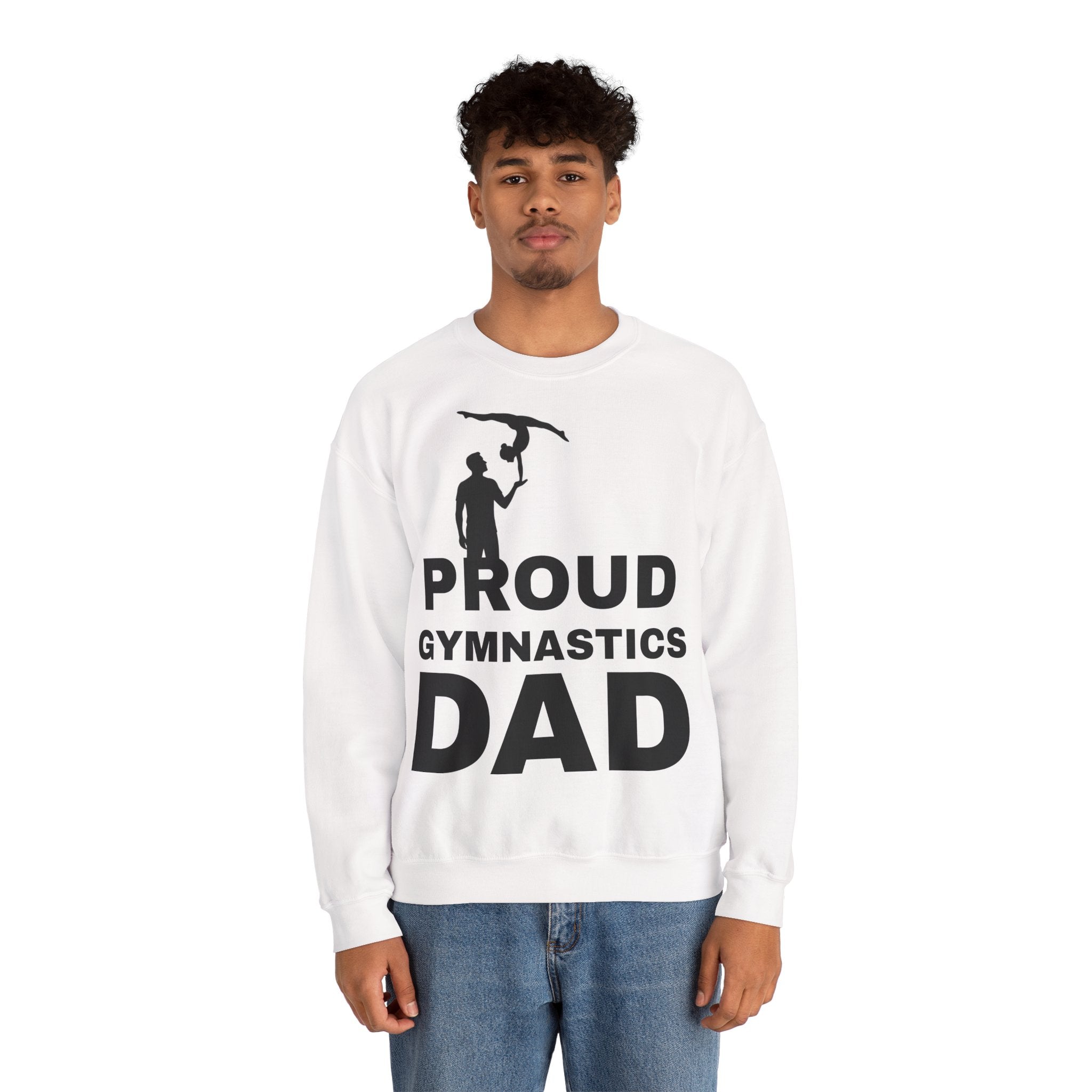 Proud Gymnastics Dad Sweatshirt (Adults)