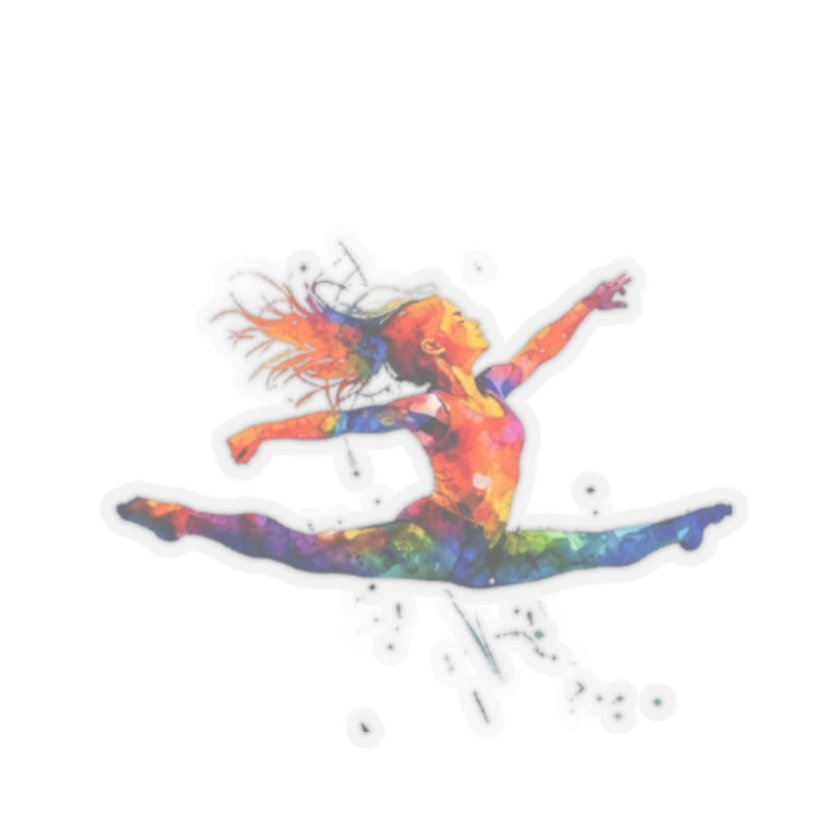 Colourful Split Sticker