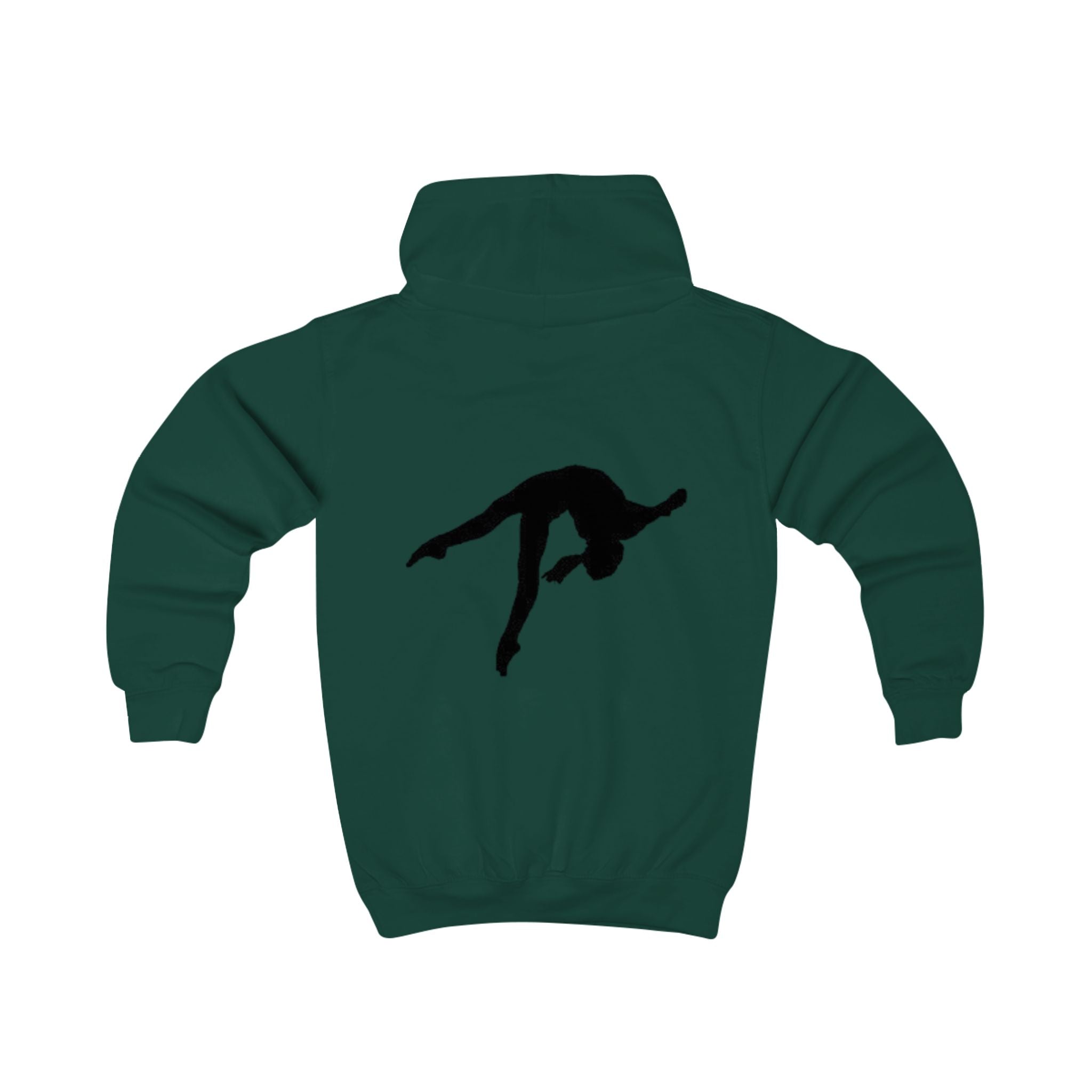 Fearless Kids Hoodie — Gymnast Silhouette Sweatshirt for Girls & Boys