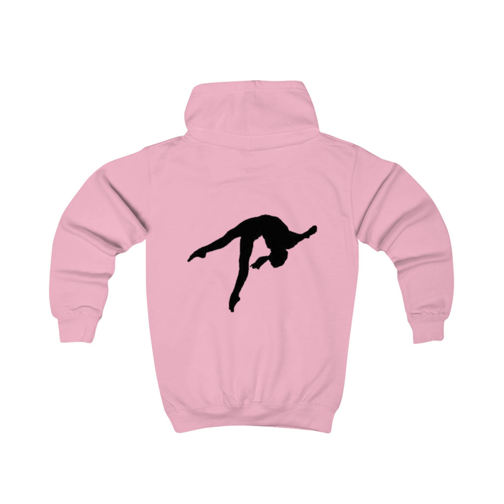 Fearless Kids Hoodie — Gymnast Silhouette Sweatshirt for Girls & Boys