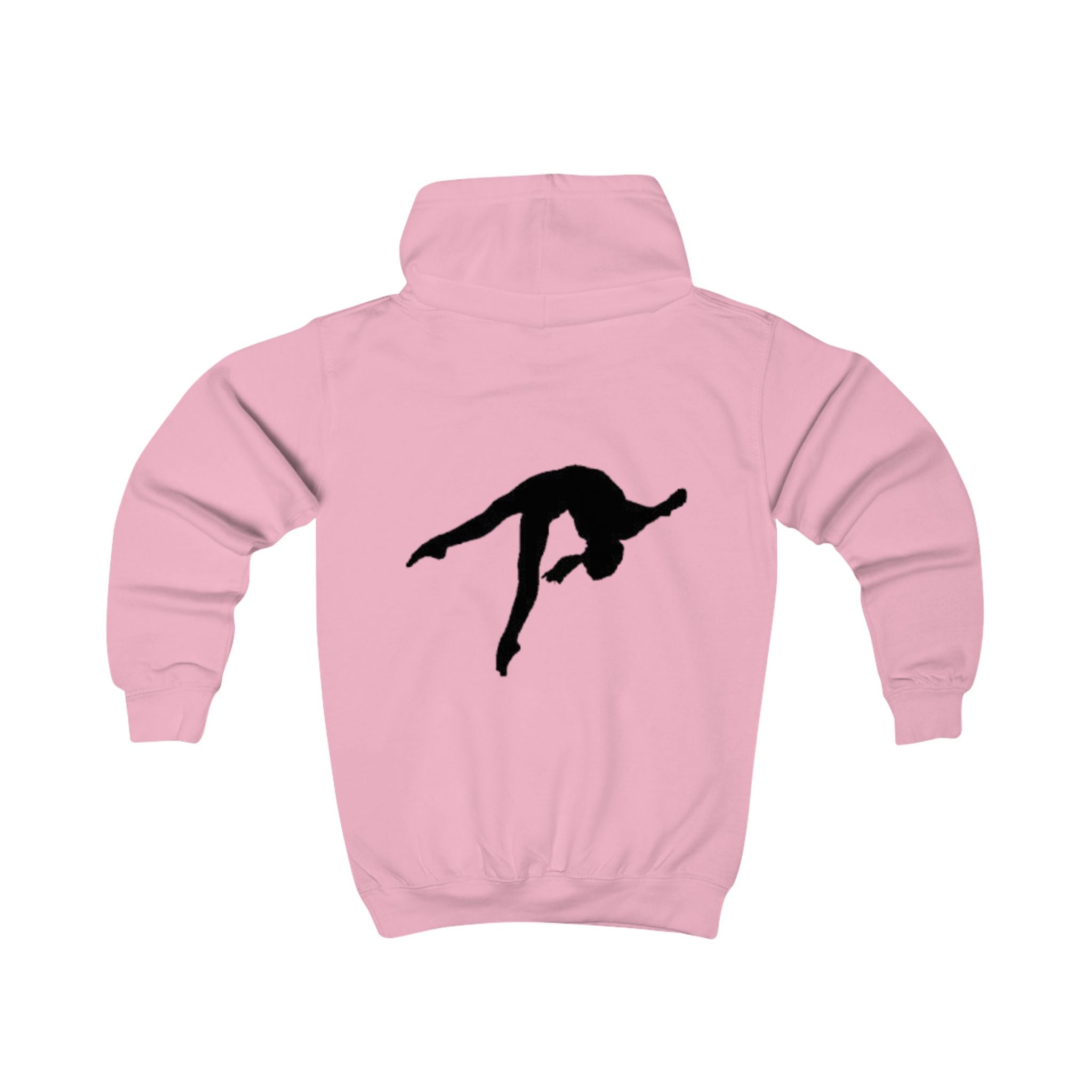Fearless Kids Hoodie — Gymnast Silhouette Sweatshirt for Girls & Boys