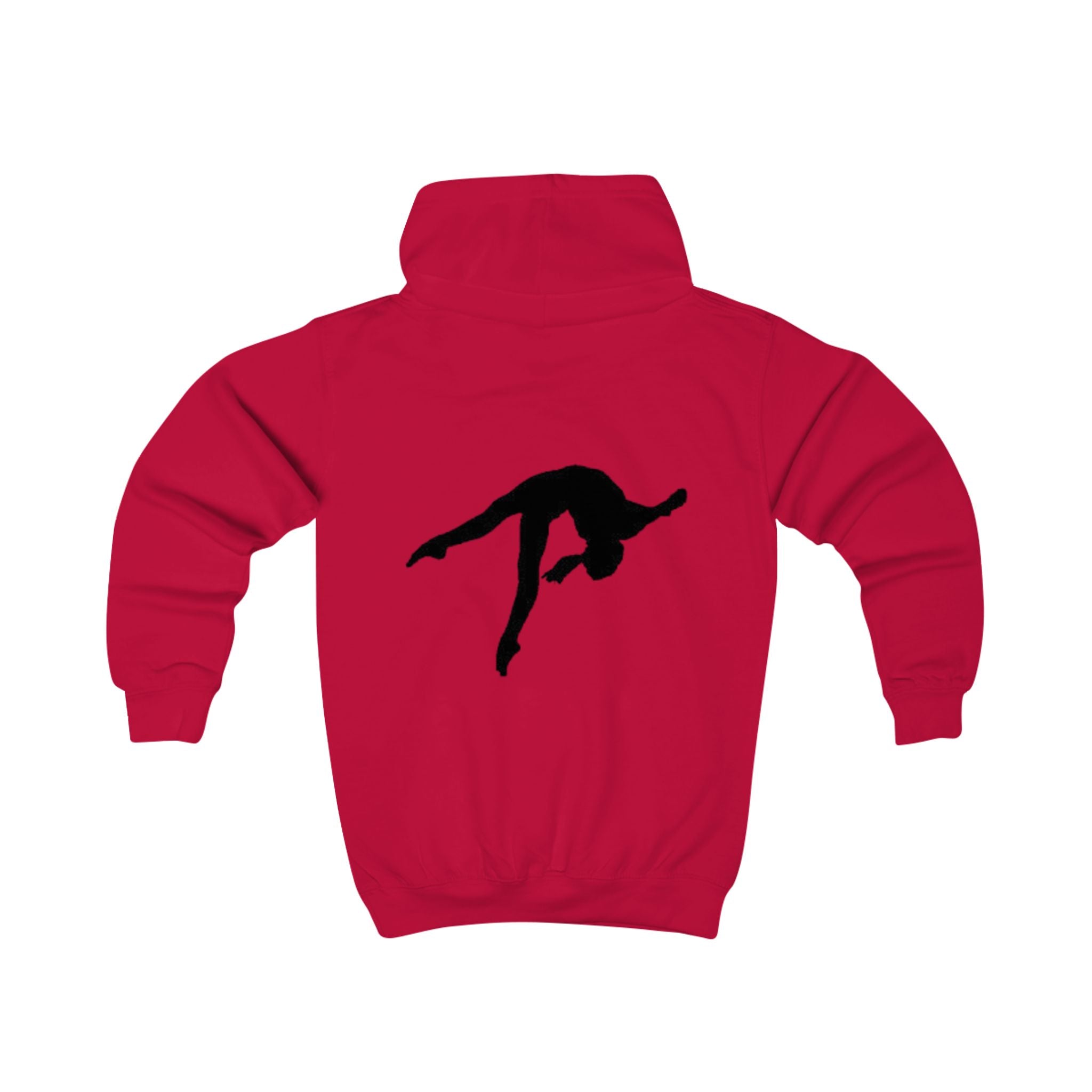 Fearless Kids Hoodie — Gymnast Silhouette Sweatshirt for Girls & Boys
