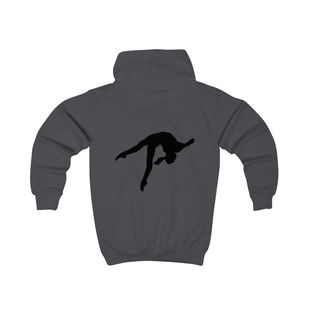 Fearless Kids Hoodie — Gymnast Silhouette Sweatshirt for Girls & Boys