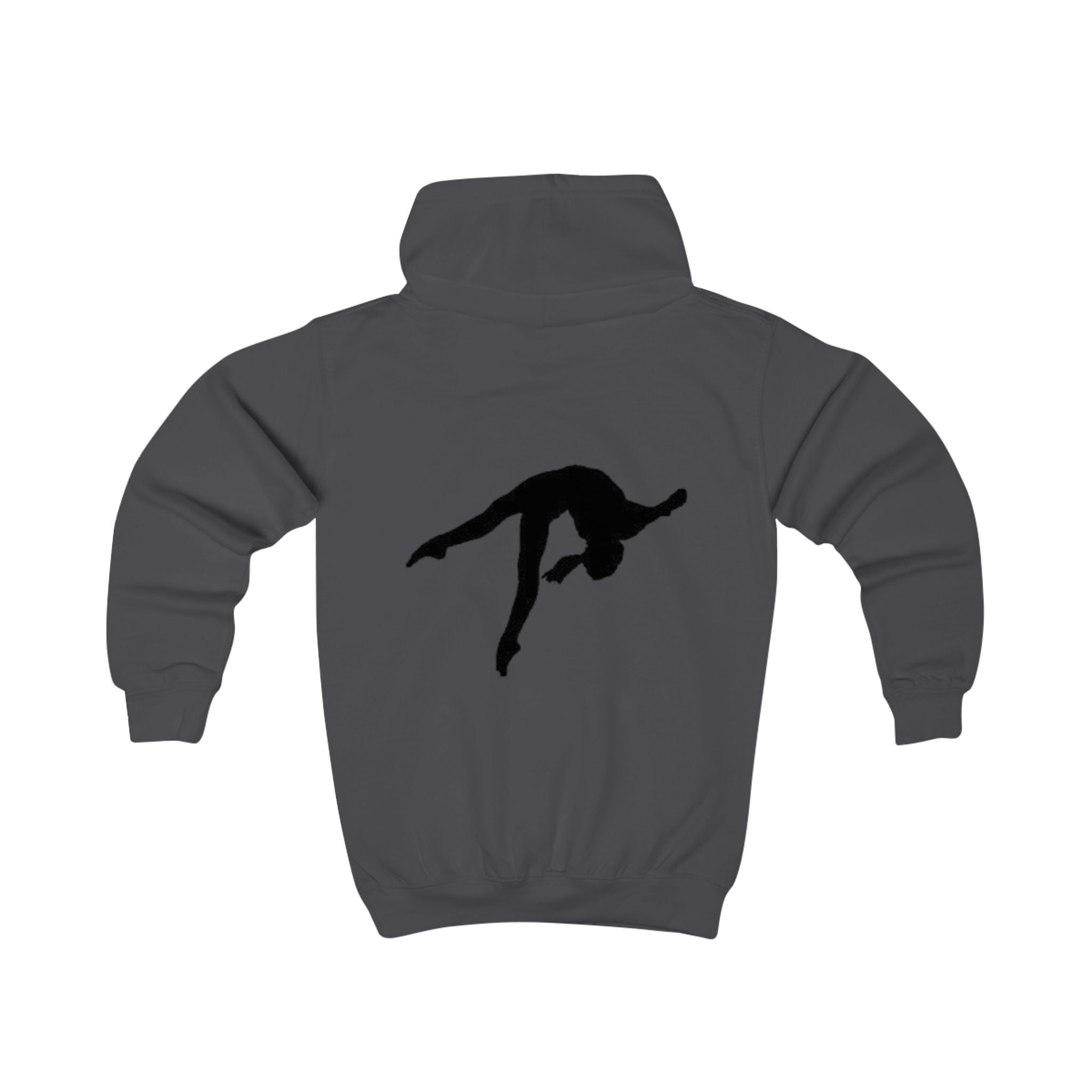 Fearless Kids Hoodie — Gymnast Silhouette Sweatshirt for Girls & Boys
