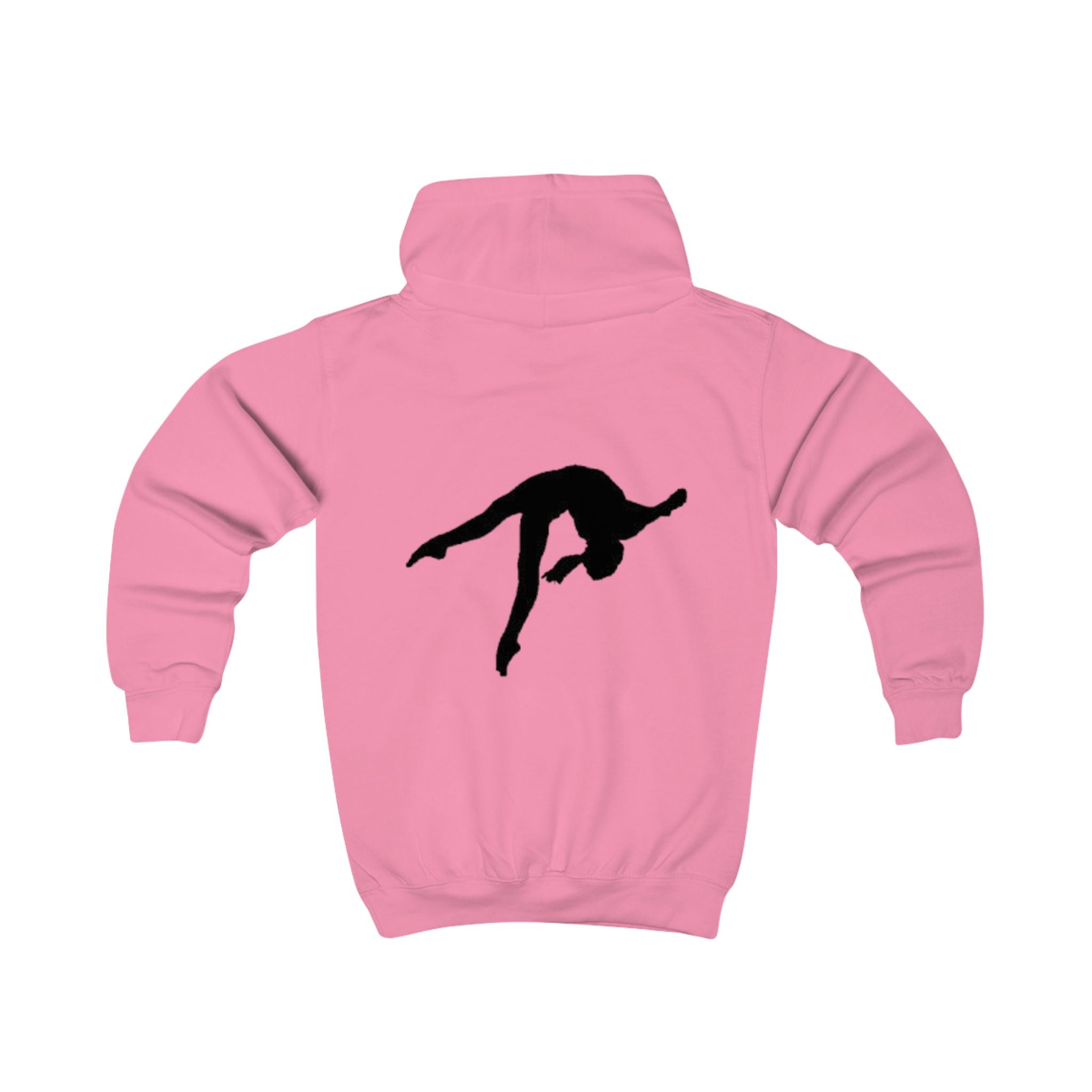 Fearless Kids Hoodie — Gymnast Silhouette Sweatshirt for Girls & Boys
